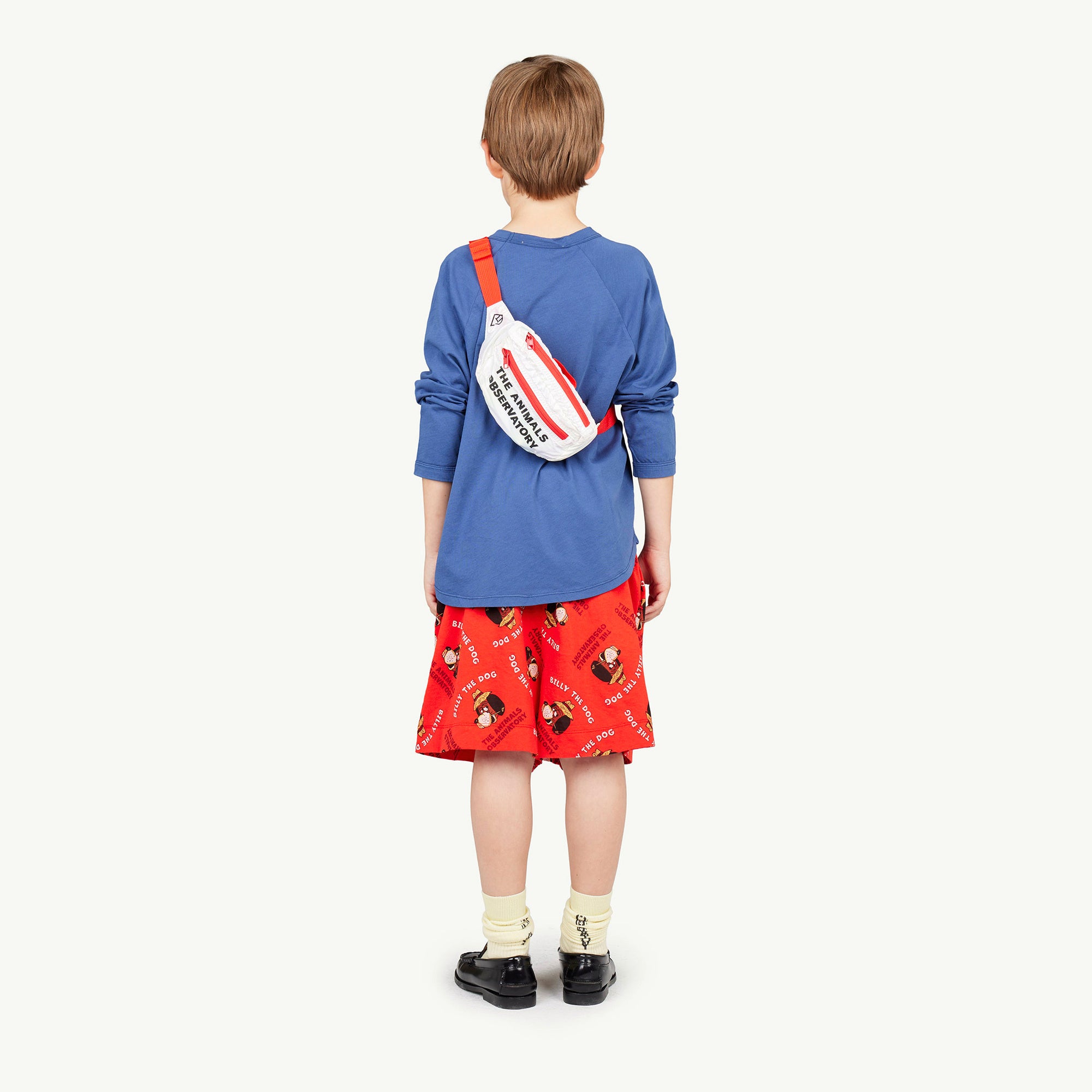 Boys & Girls Blue Logo Cotton T-Shirt