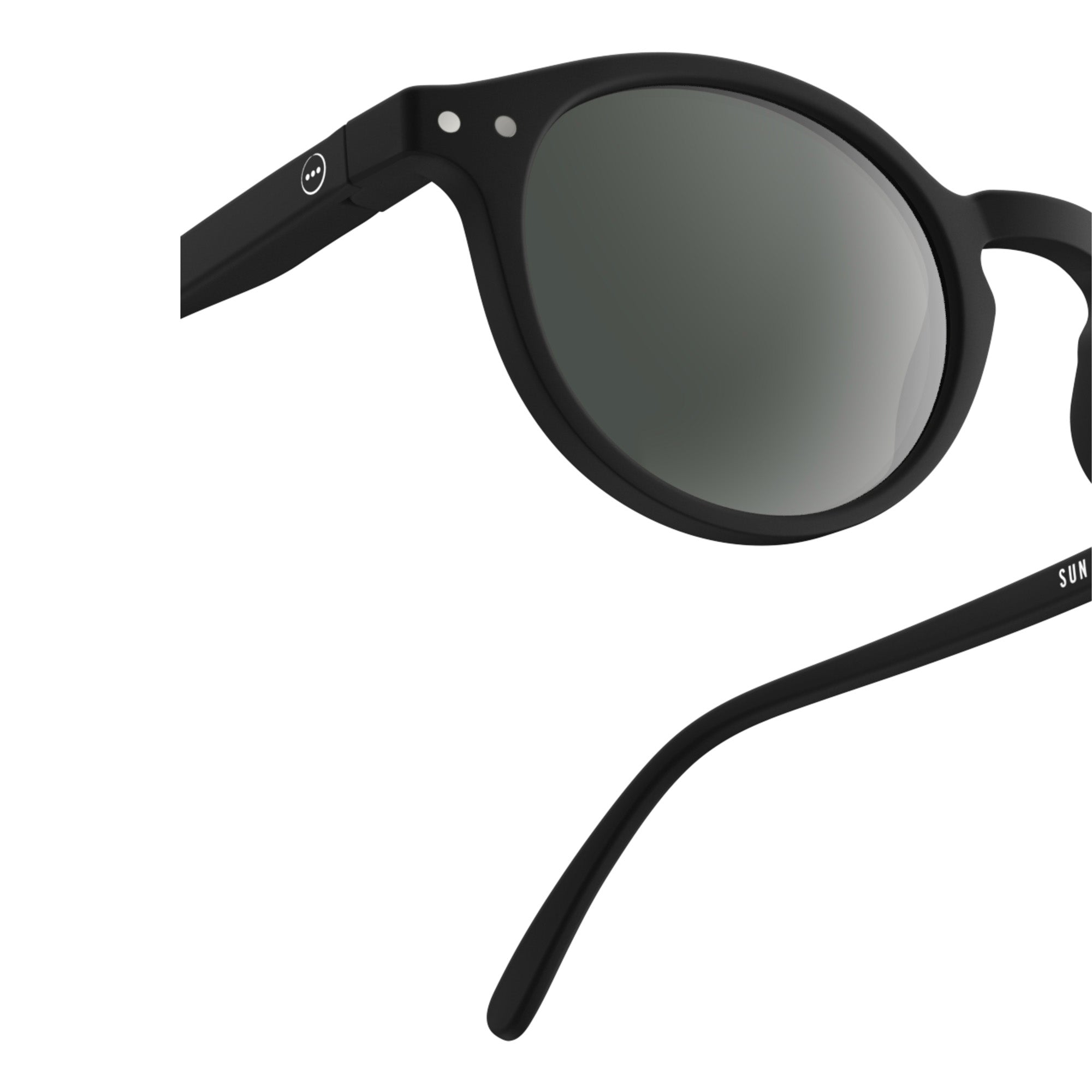 Adult Black "SUN #H" Sunglasses