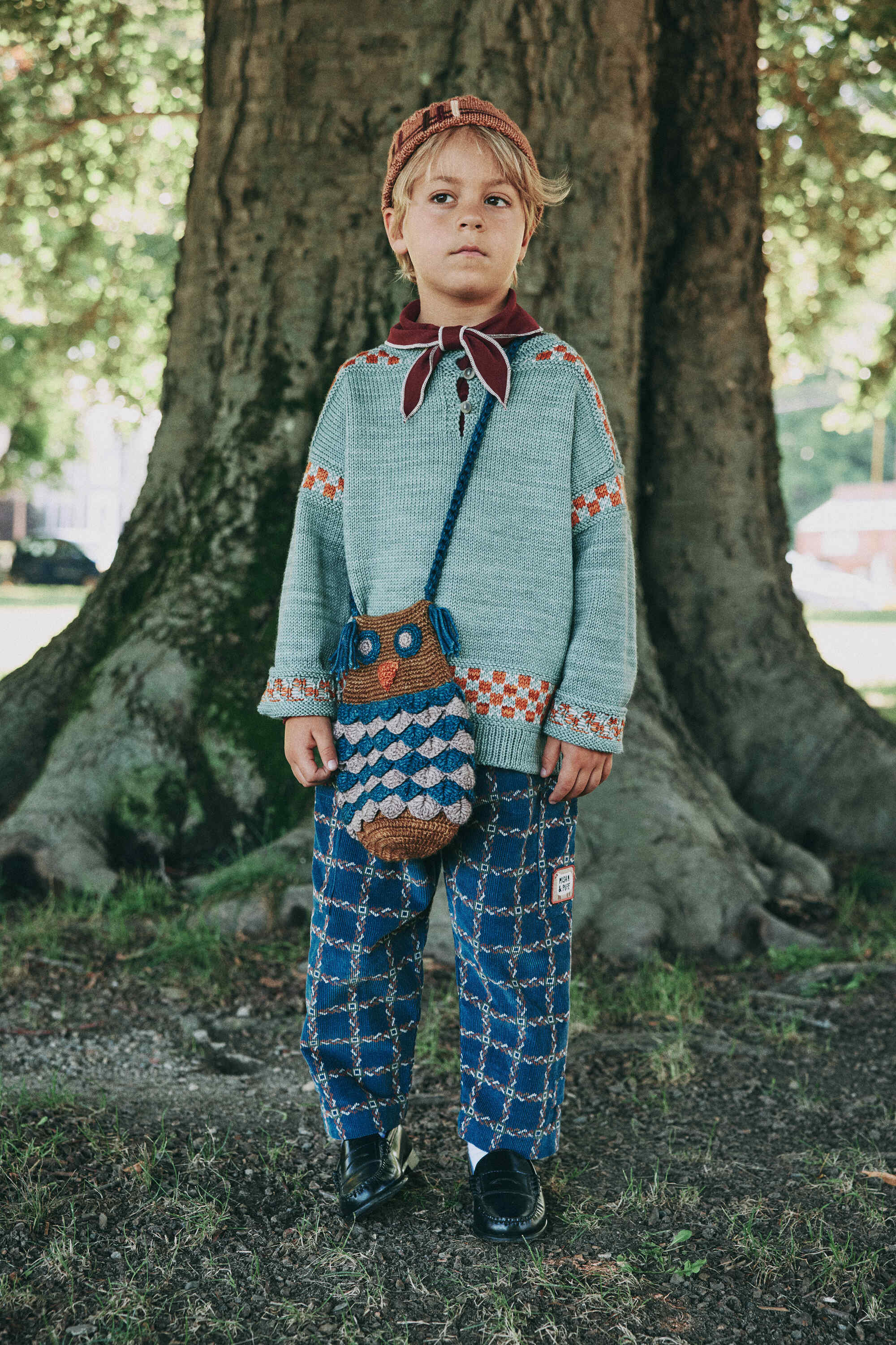 Boys & Girls Mint Green Wool Sweater
