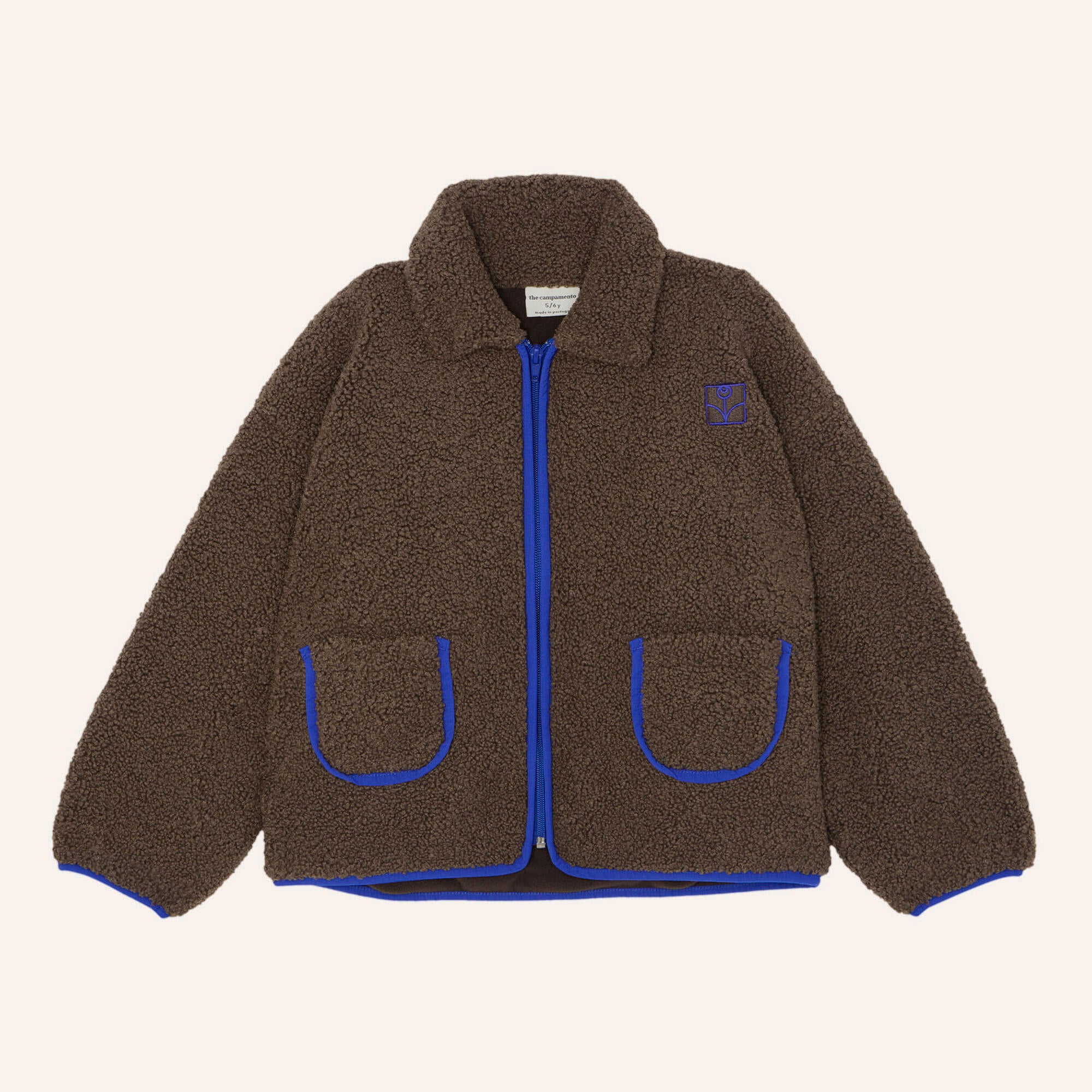 Boys & Girls Brown Sherpa Jacket