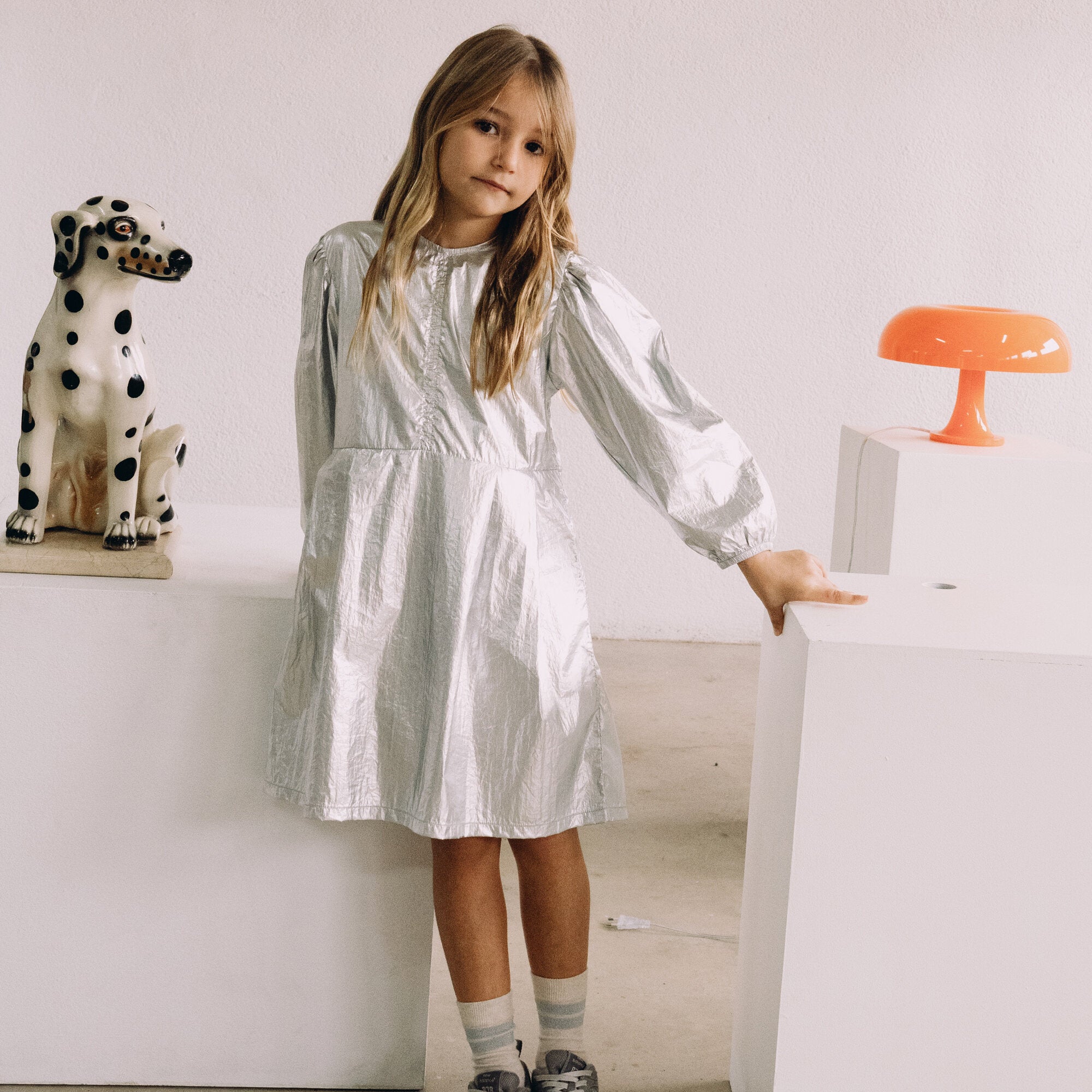 Girls Silver Dress