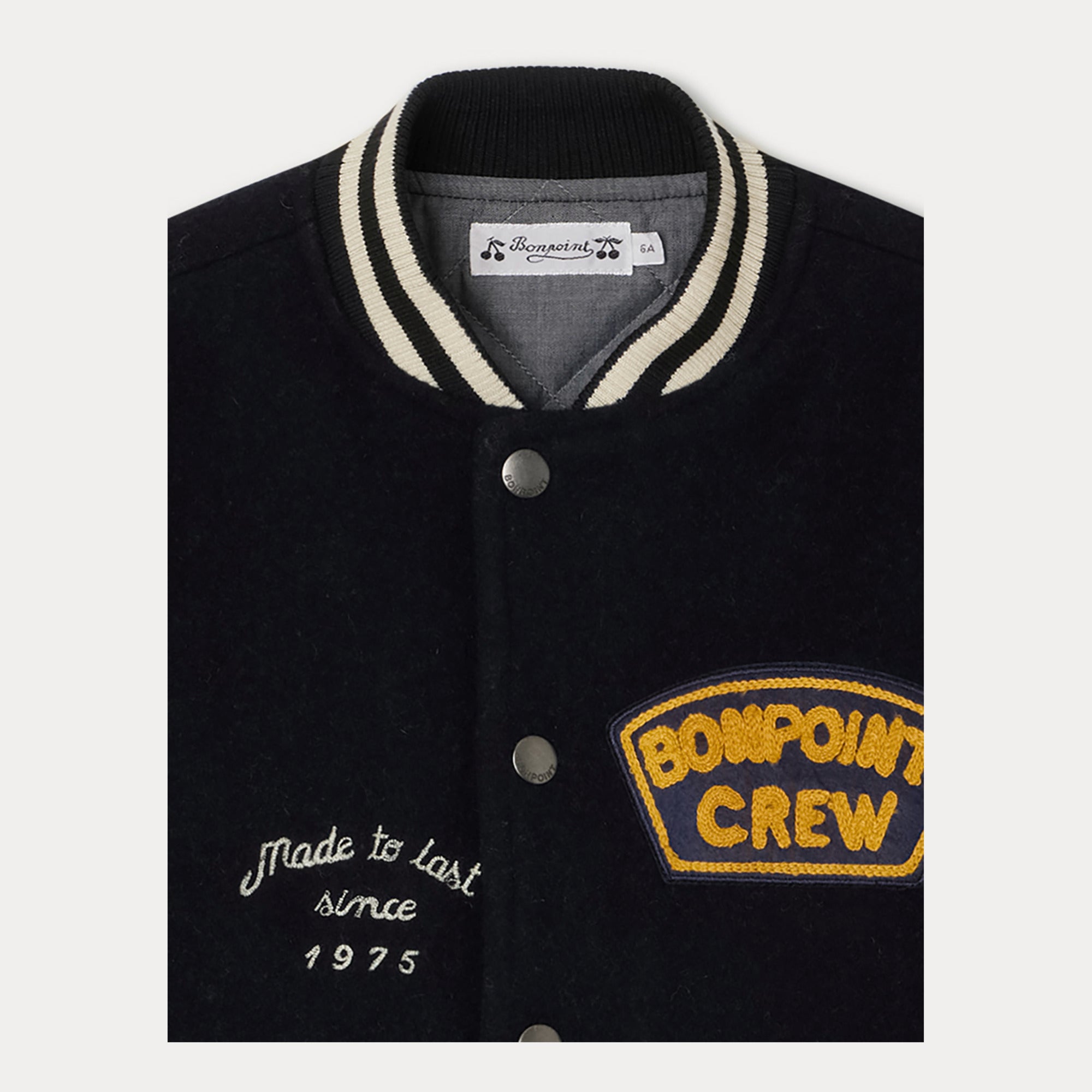 Boys Black Wool Jacket