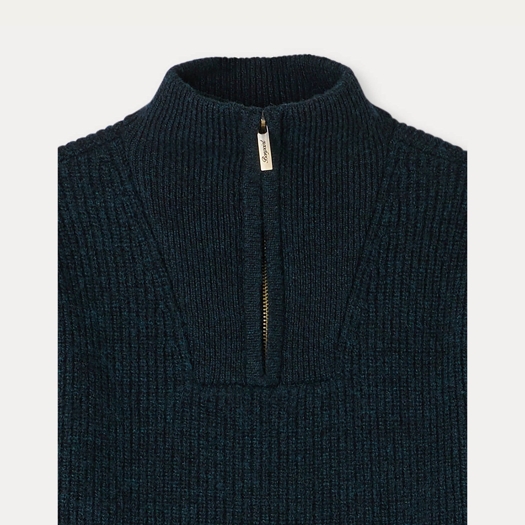 Boys Dark Green Wool Sweater