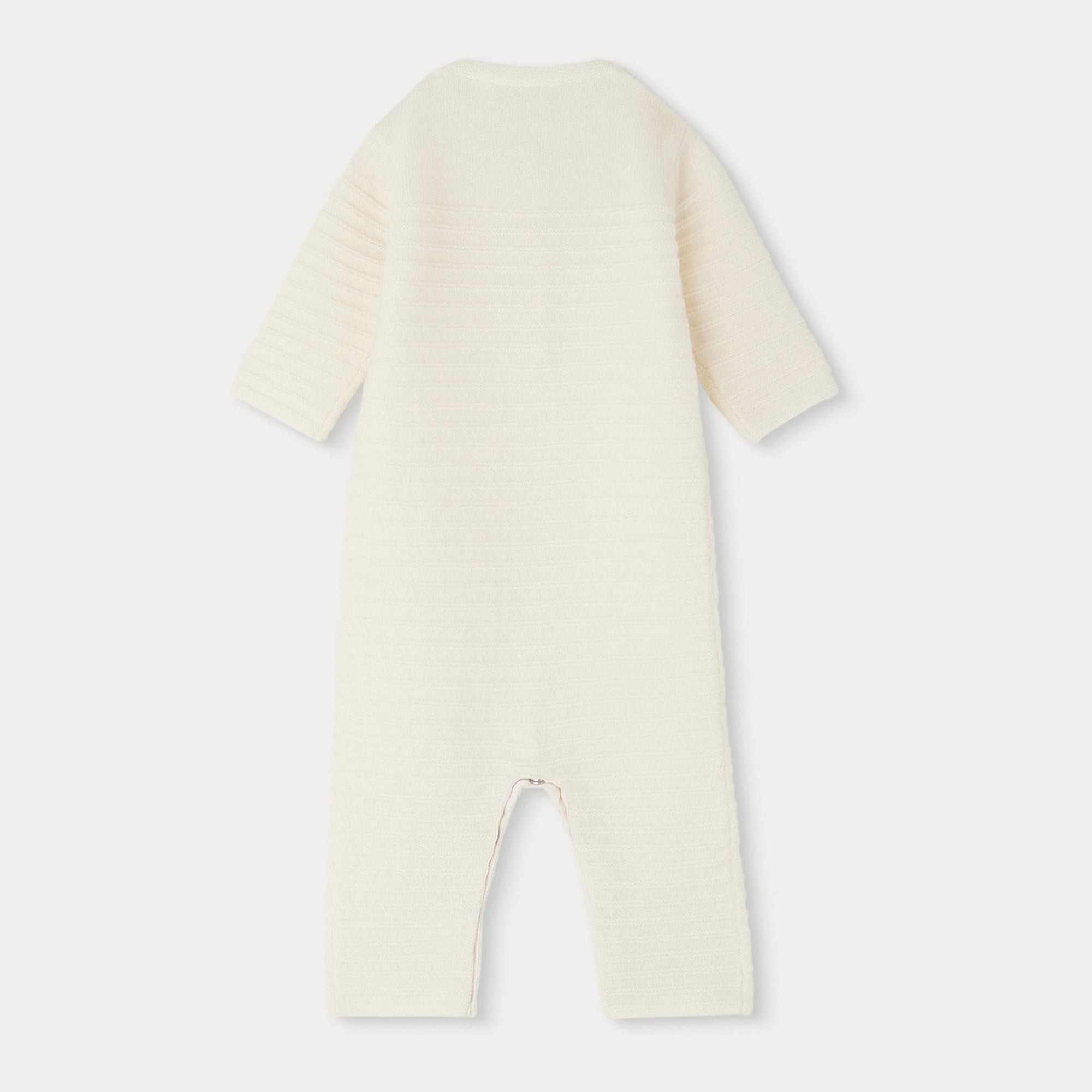 Baby Boys & Girls White Cashmere Babysuit