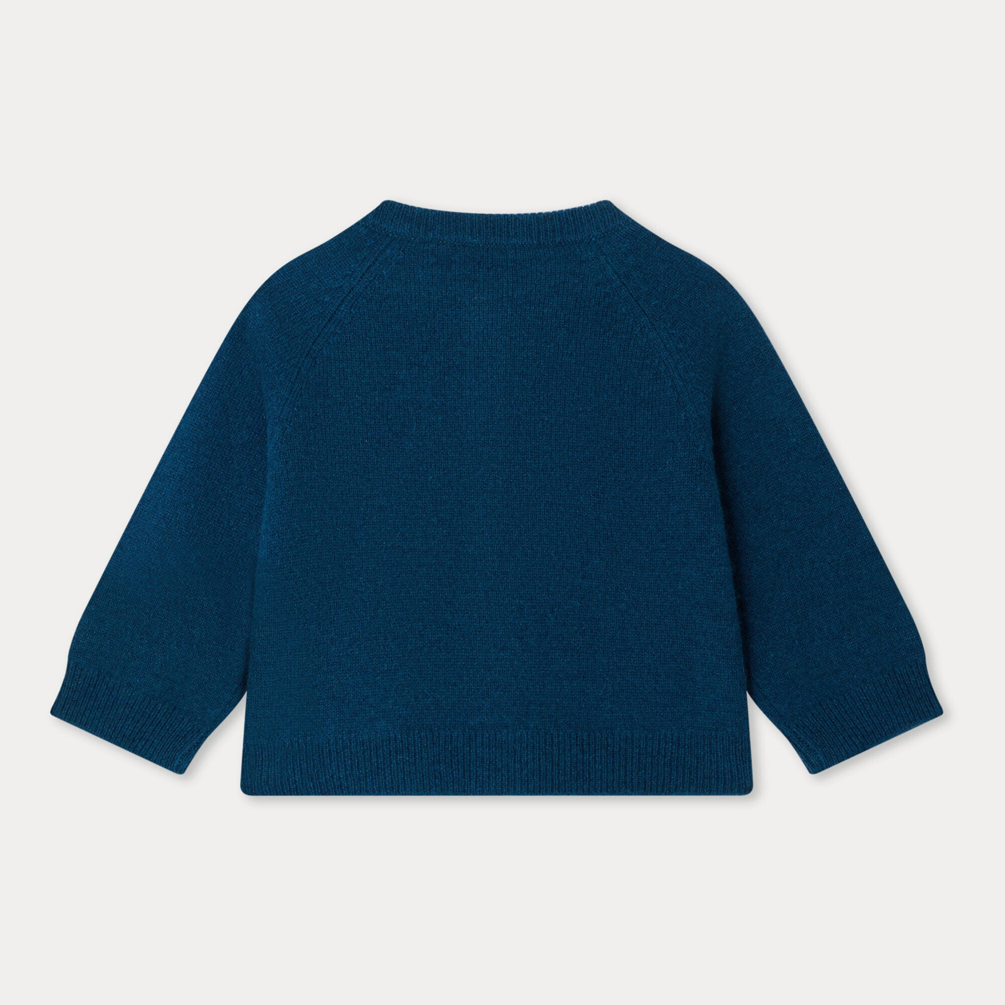 Baby Boys & Girls Dark Blue Cashmere Cardigan