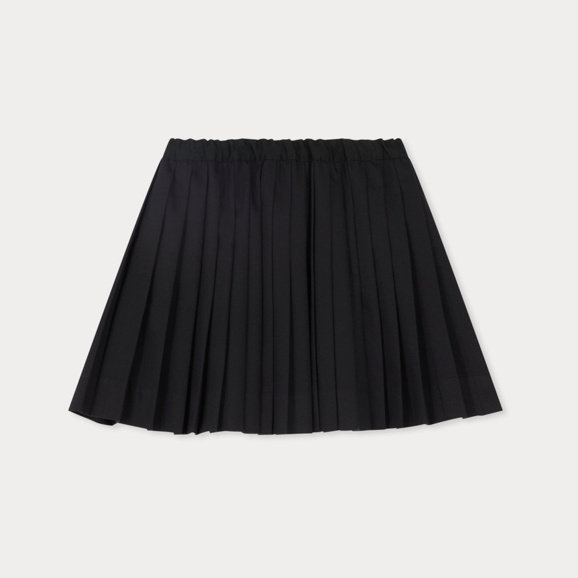 Girls Black Pleated Skirt