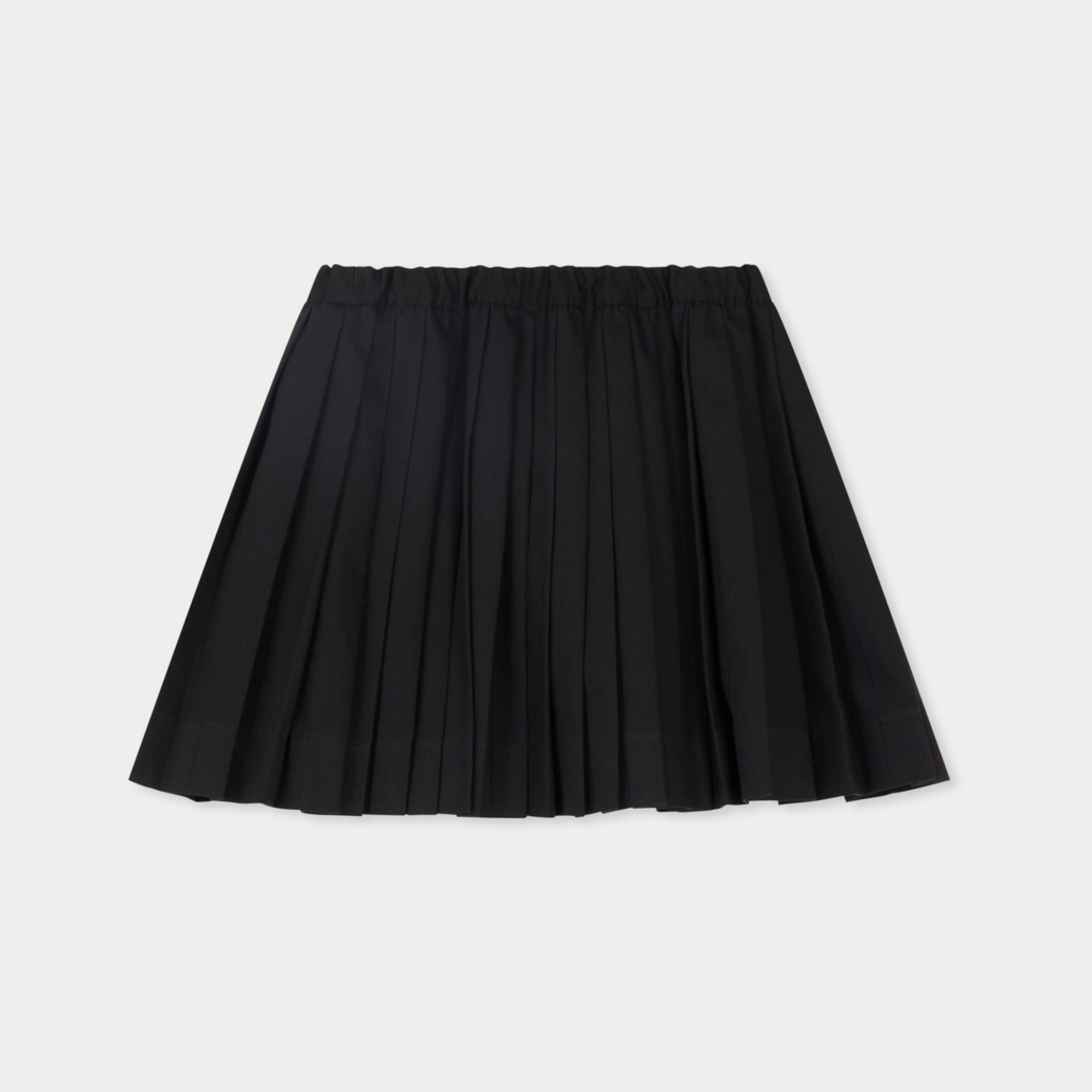 Girls Black Pleated Skirt