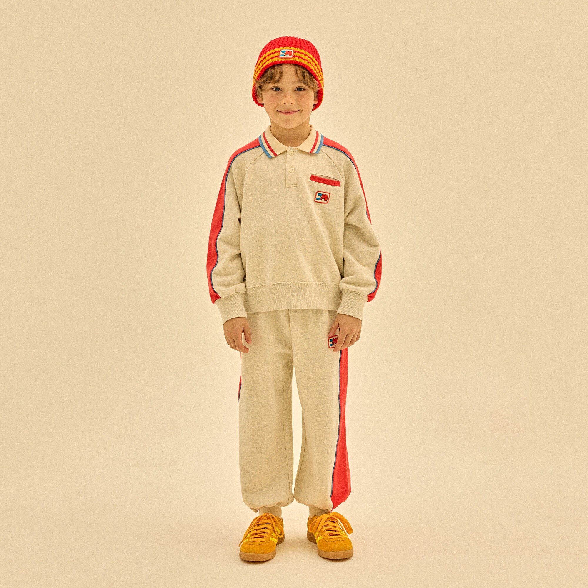 Boys & Girls Oatmeal Cotton Trousers