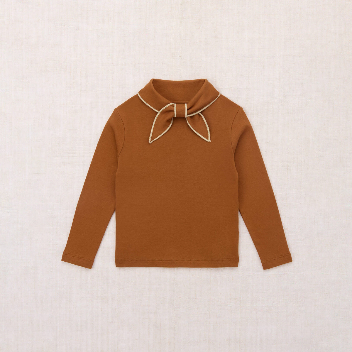 Boys & Girls Caramel Bow Cotton T-Shirt