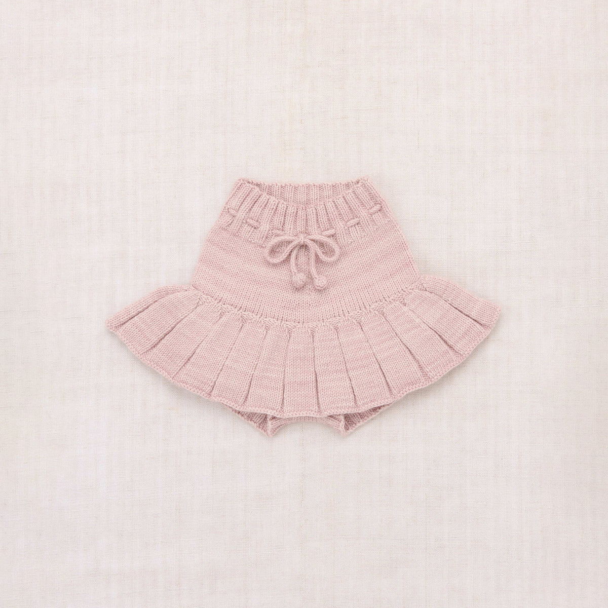 Girls Light Pink Wool Skirt