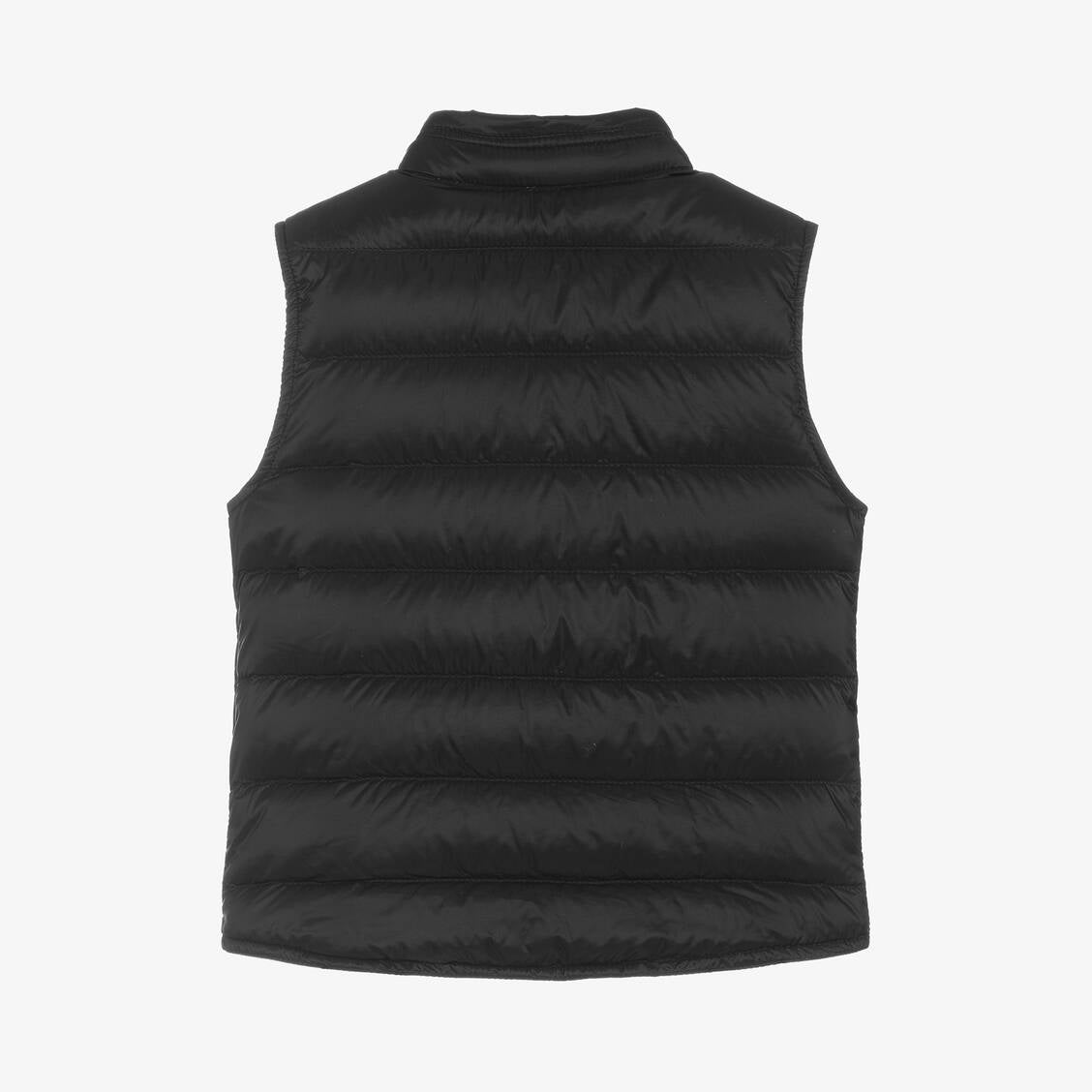 Boys Black "GUI" Padded Down Gilet