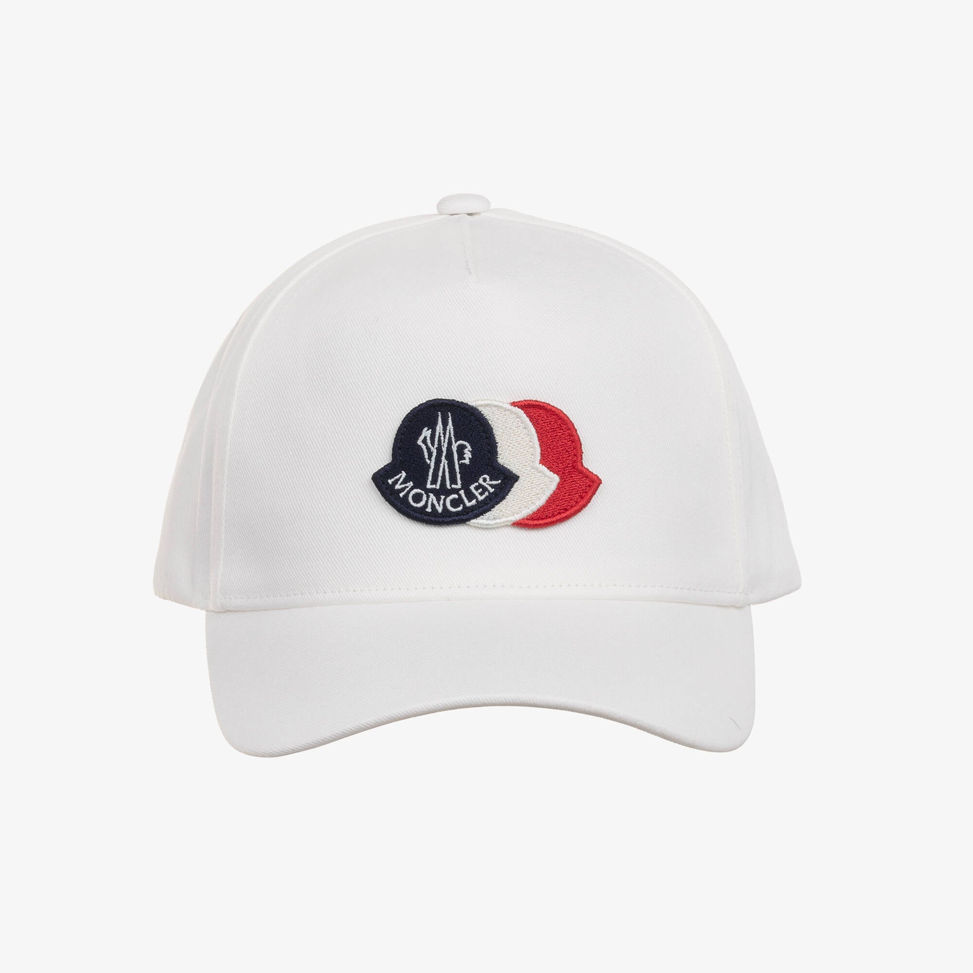 Boys White Logo Cotton Baseball Cap