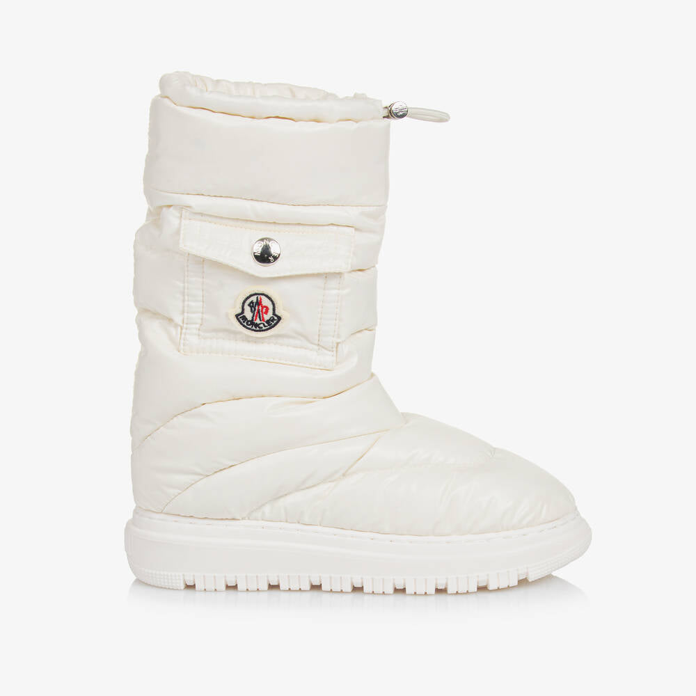 Boys & Girls White Snow Boots