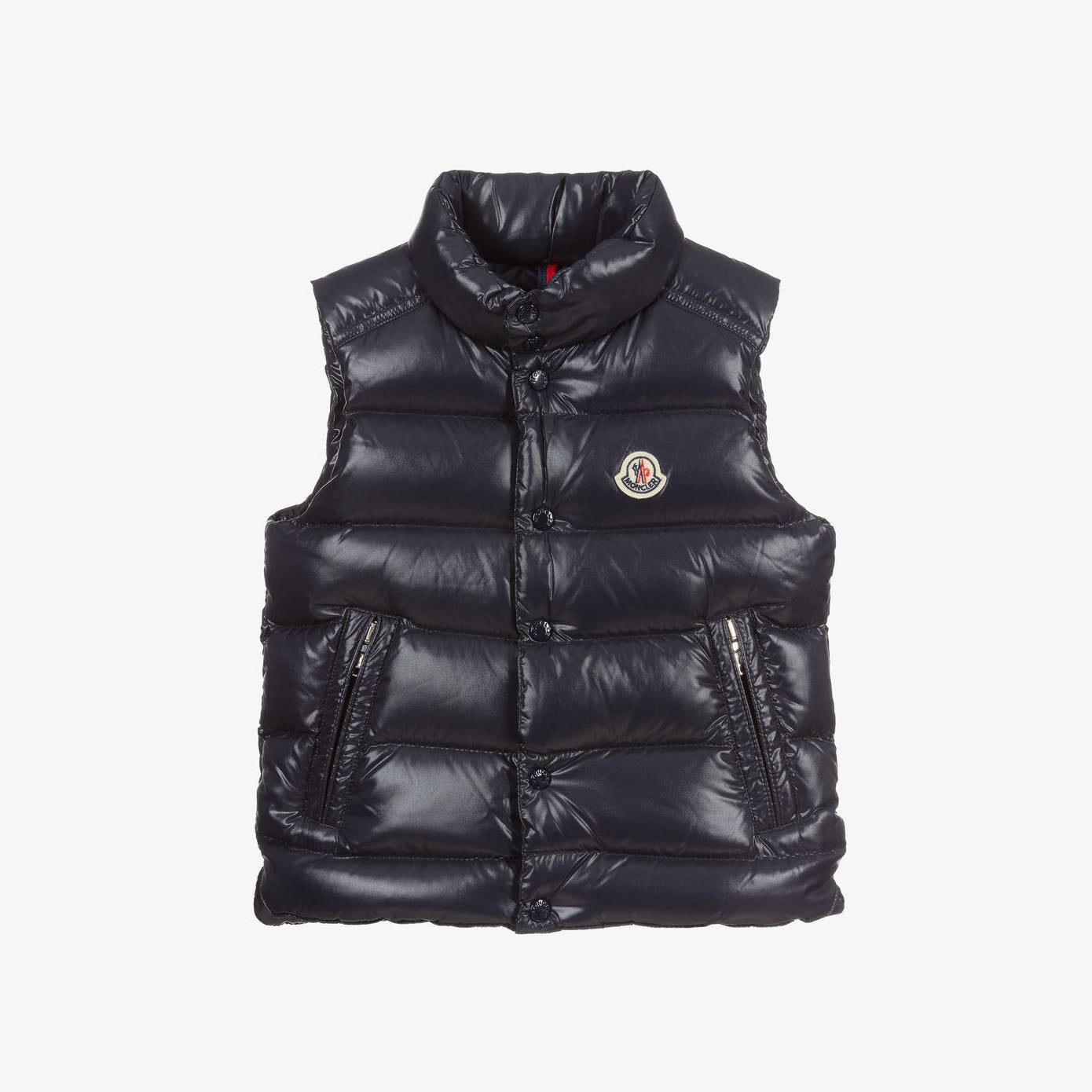 Boys Navy "TIB" Padded Down Gilet