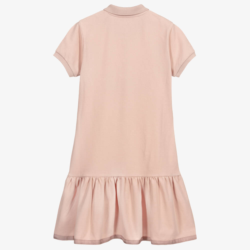 Girls Pink Cotton Dress
