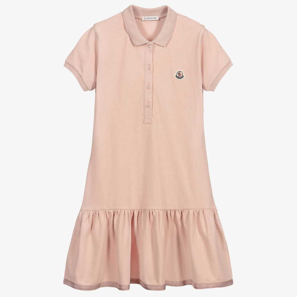 Girls Pink Cotton Dress
