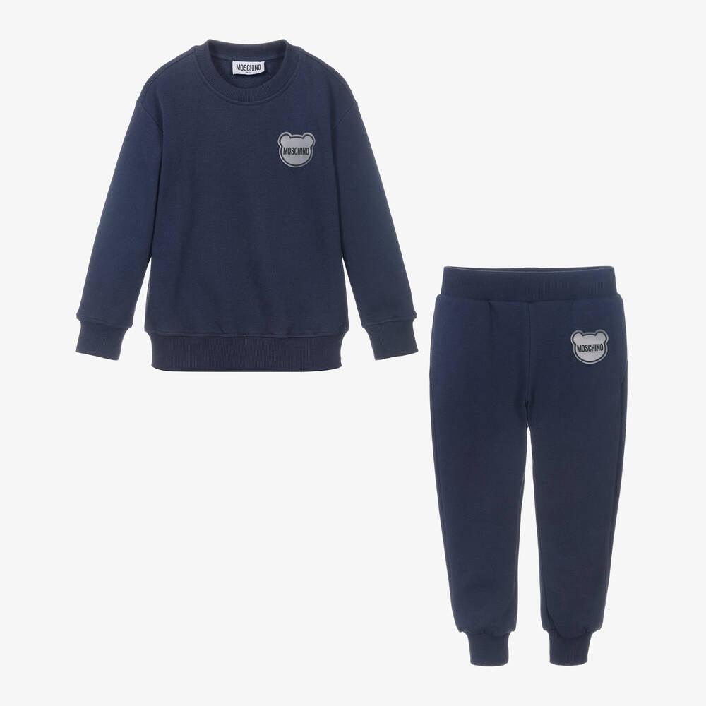 Boys & Girls Navy Cotton Set