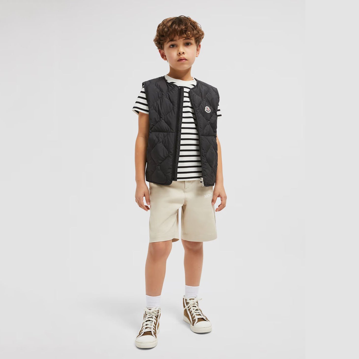 Boys Black"NISHA"Padded Down Gilet