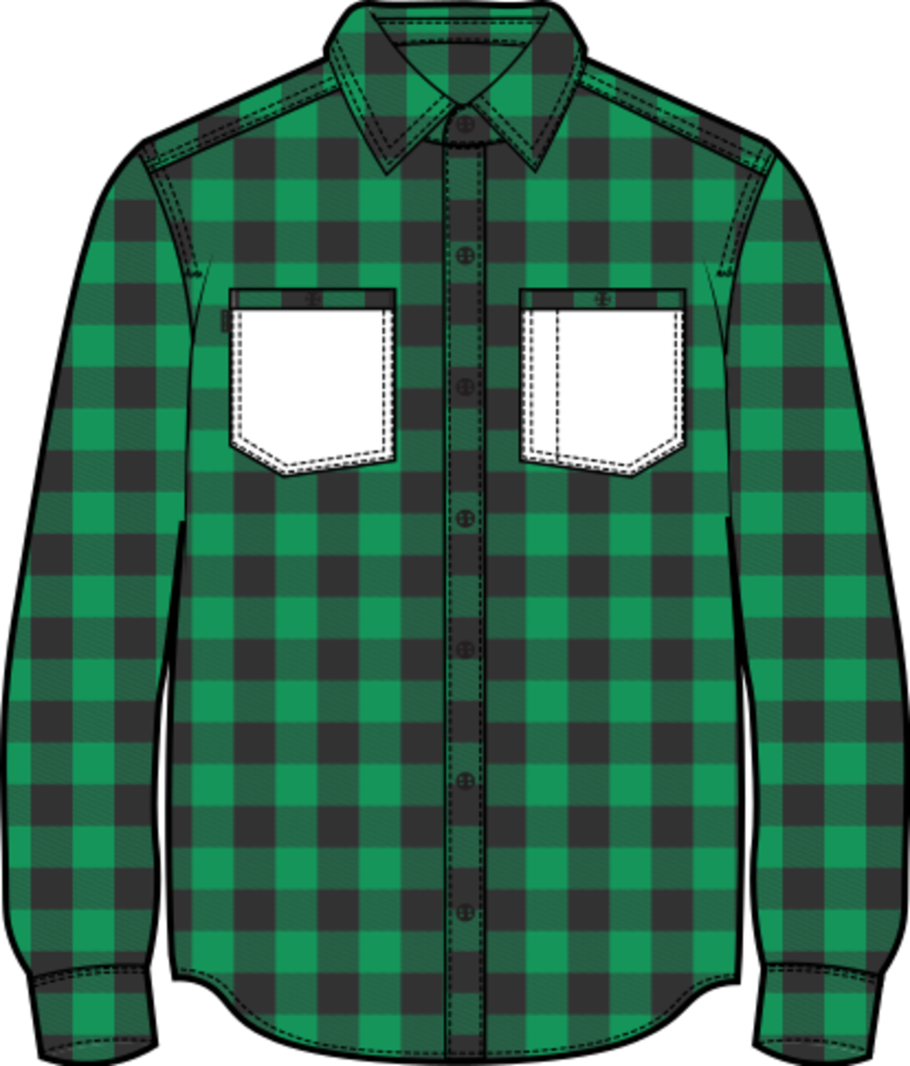 Men's Favorite Flannel Long Sleee
