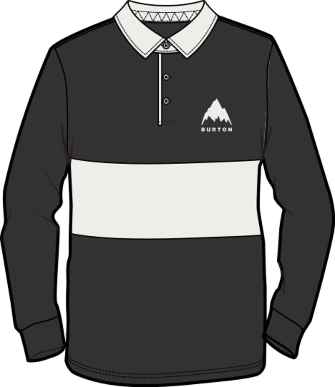 Burton Men's Midweight Rugby Shirt