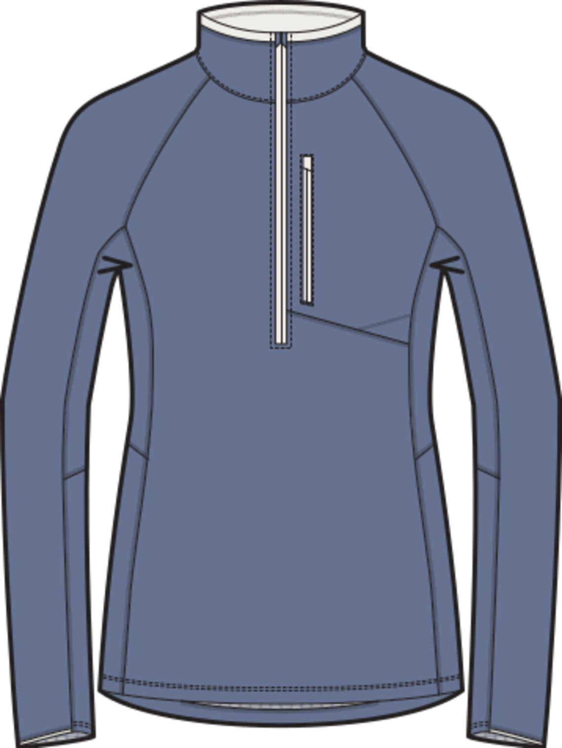 Women's Stockrun Grid Half-Zip Fleece