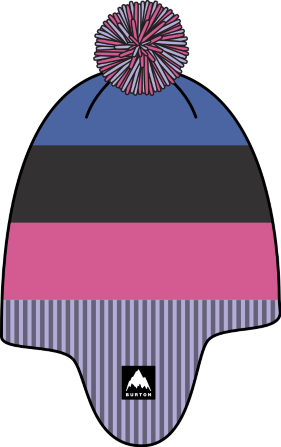 Toddlers' Fleece-Lined Earflap Beanie