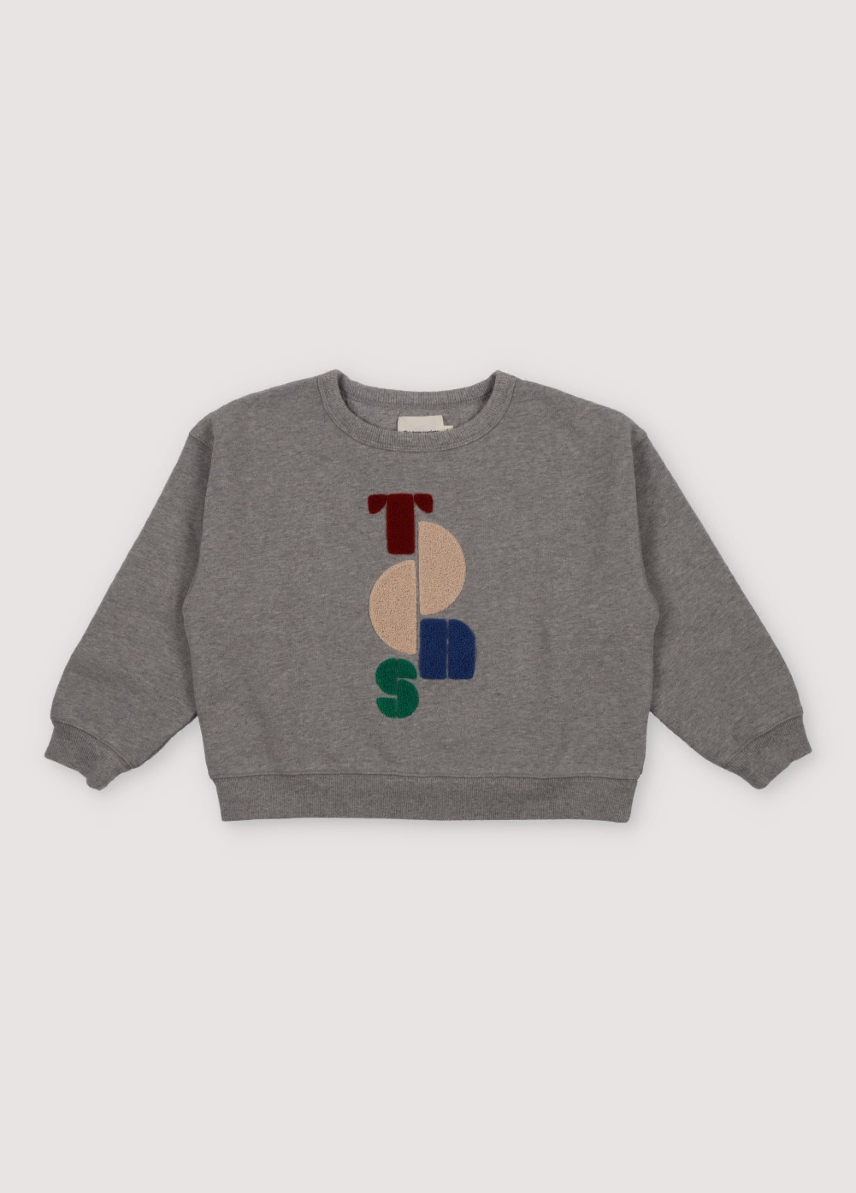 Boys Grey Cotton Sweatshirt