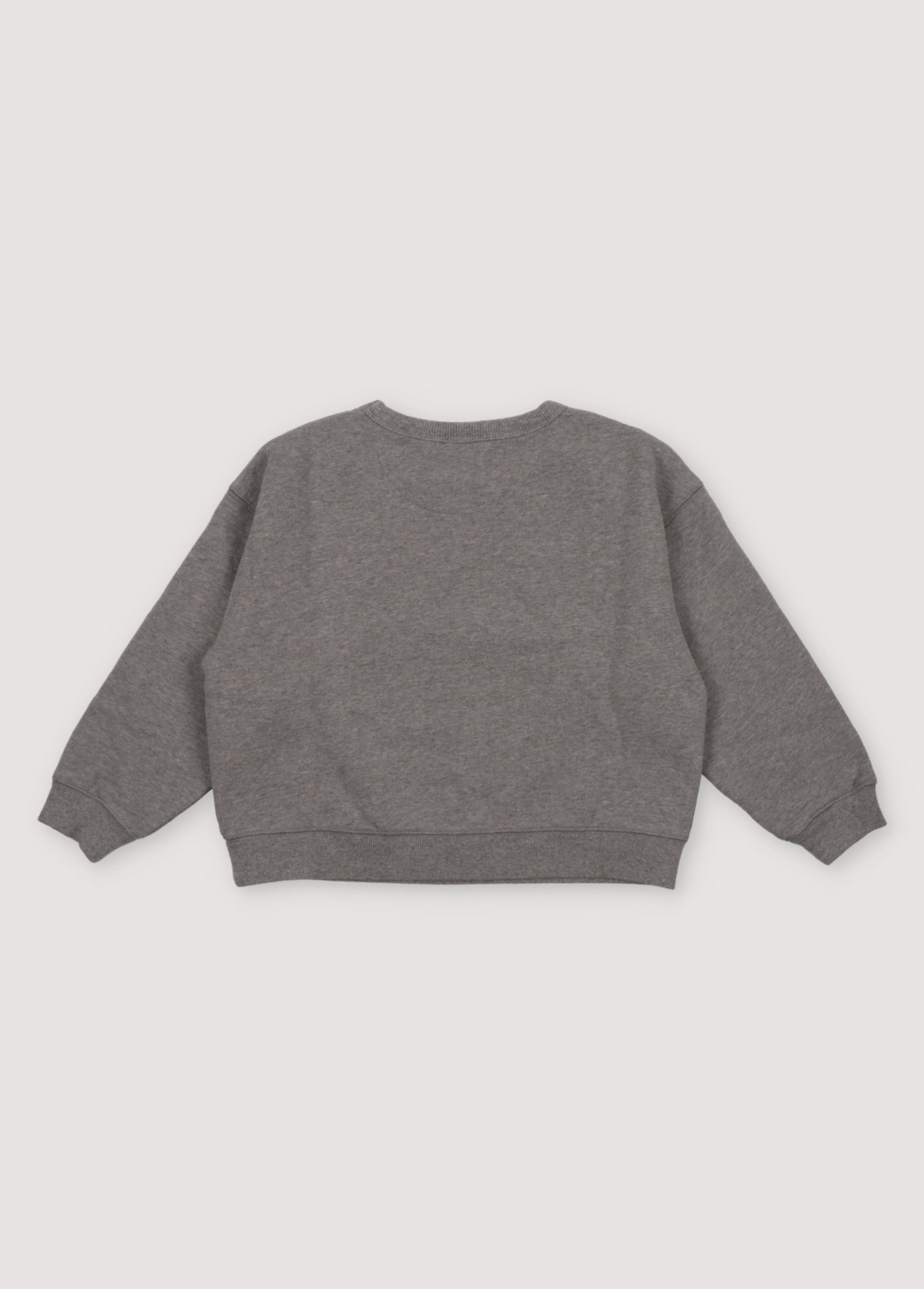 Boys Grey Cotton Sweatshirt