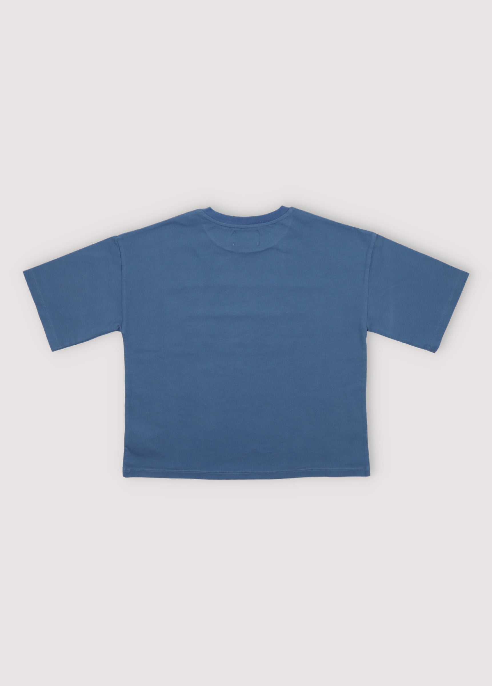 Boys Blue Logo Cotton T-Shirt