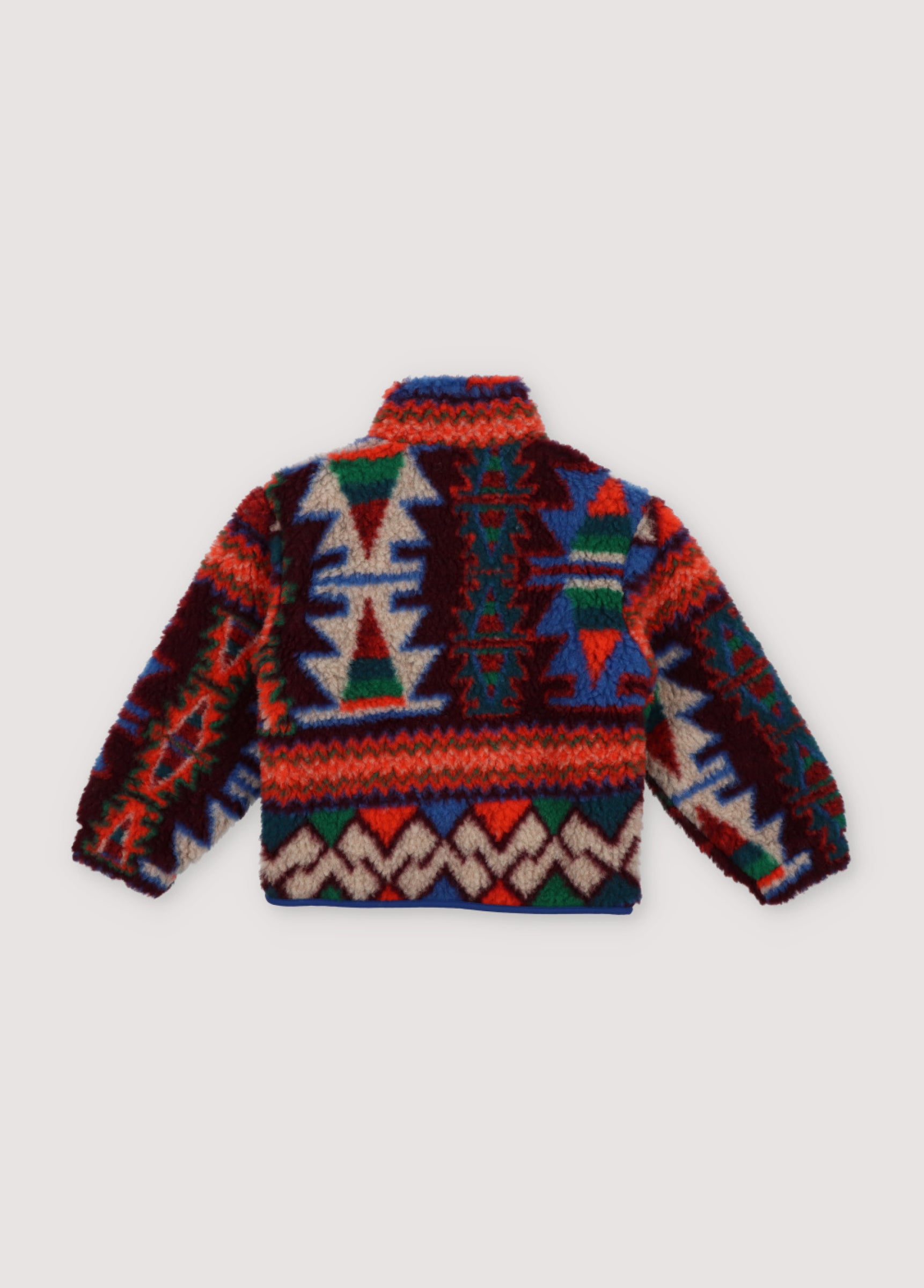 Boys Multicolor Sherpa Jacket