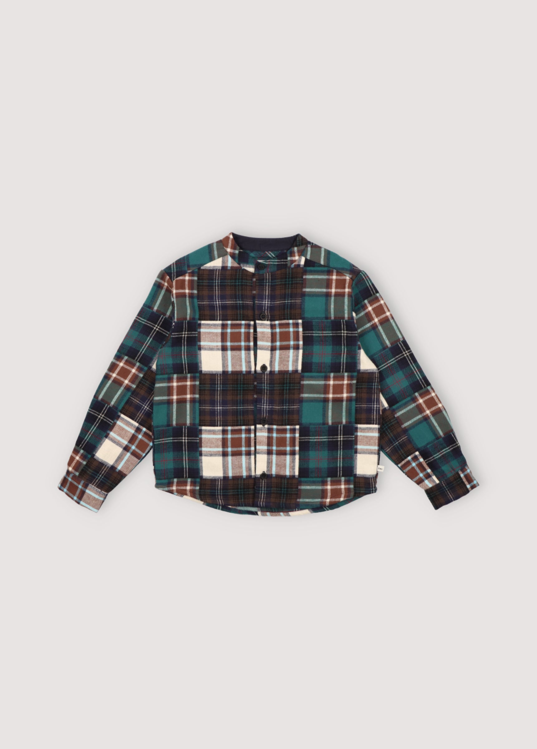 Boys Multicolor Check Cotton Shirt