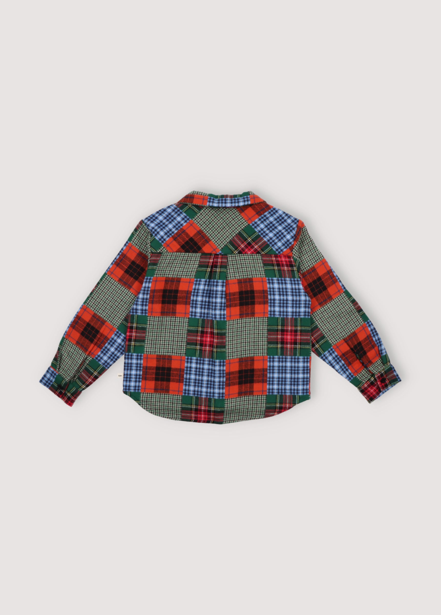 Boys Multicolor Check Cotton Shirt