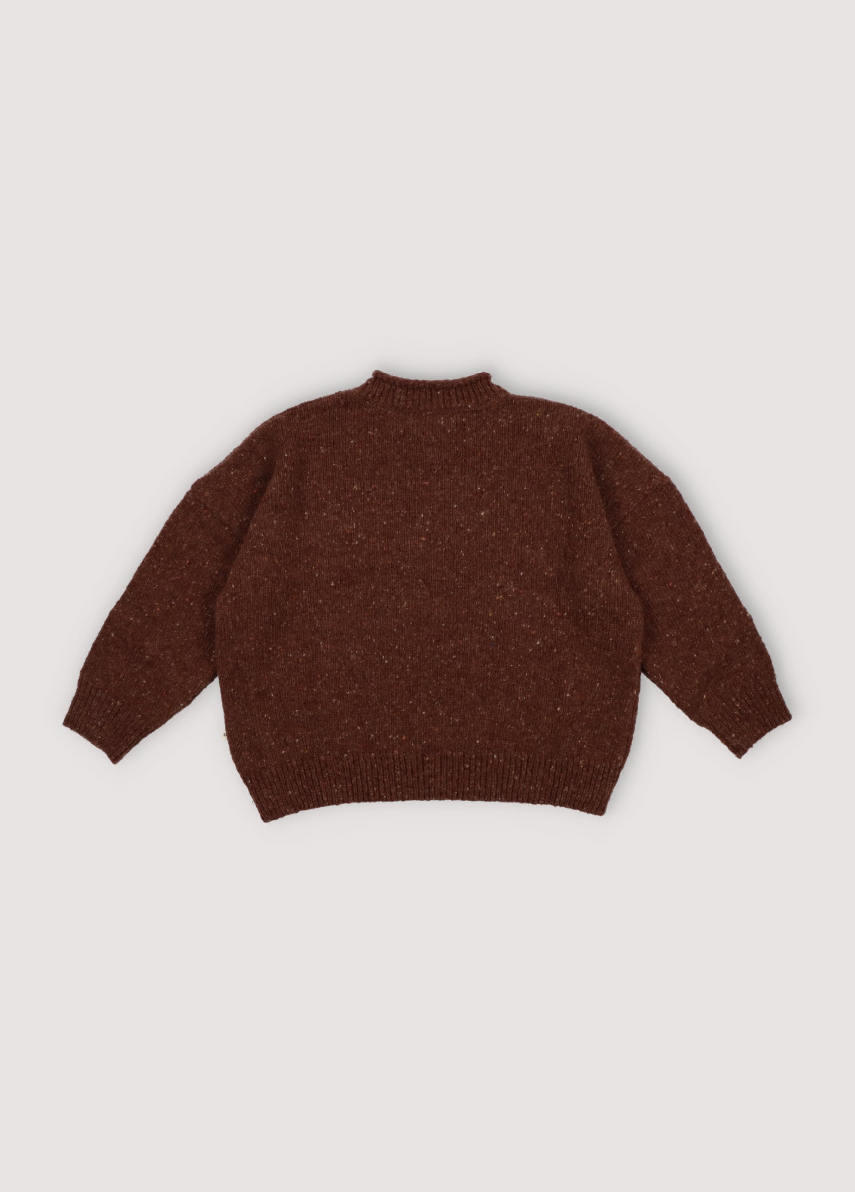 Boys Brown Knit Sweater