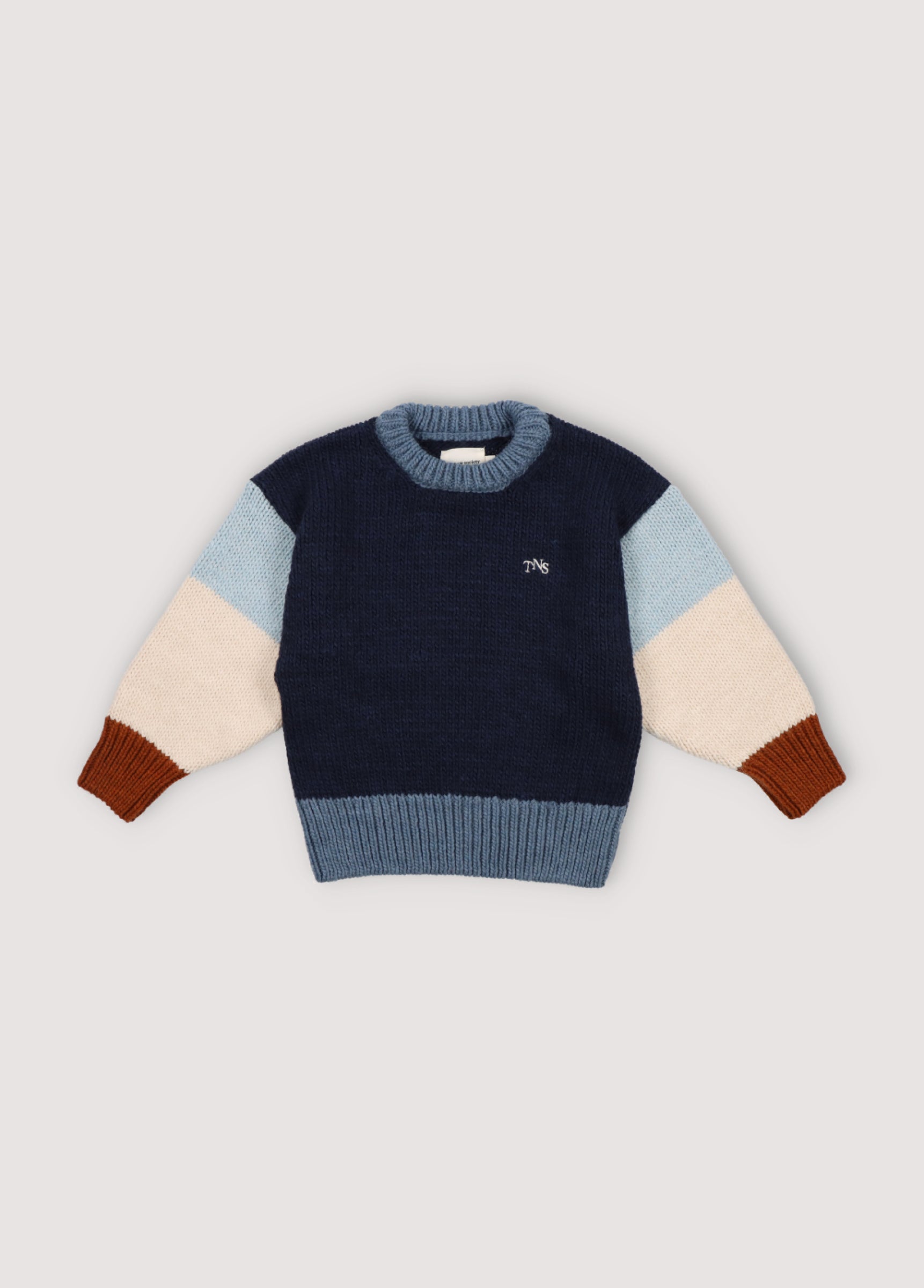 Boys Navy Knit Sweater