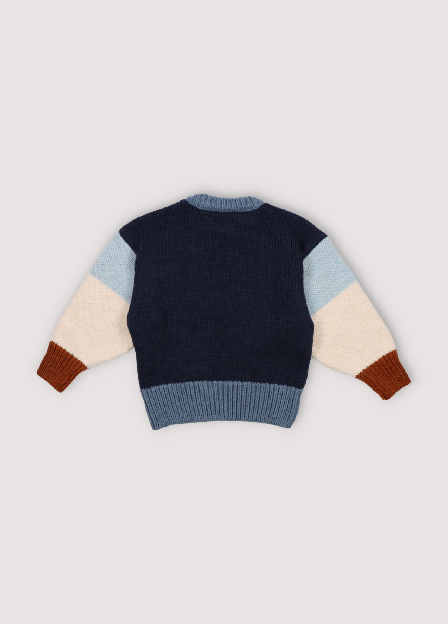 Boys Navy Knit Sweater