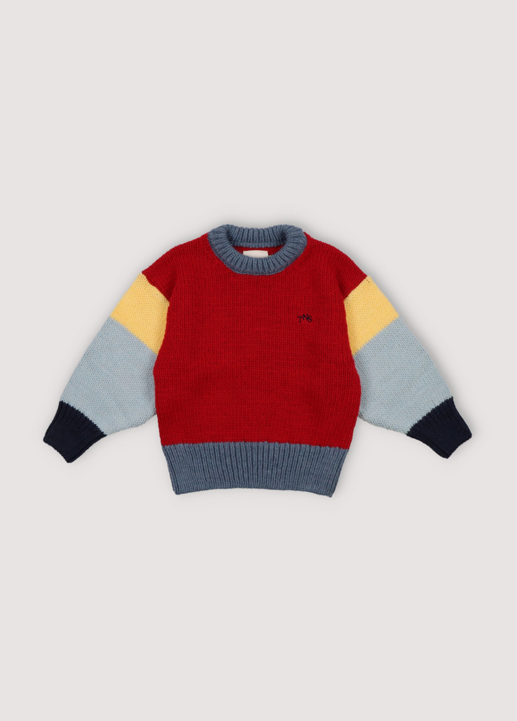 Boys Red Knit Sweater