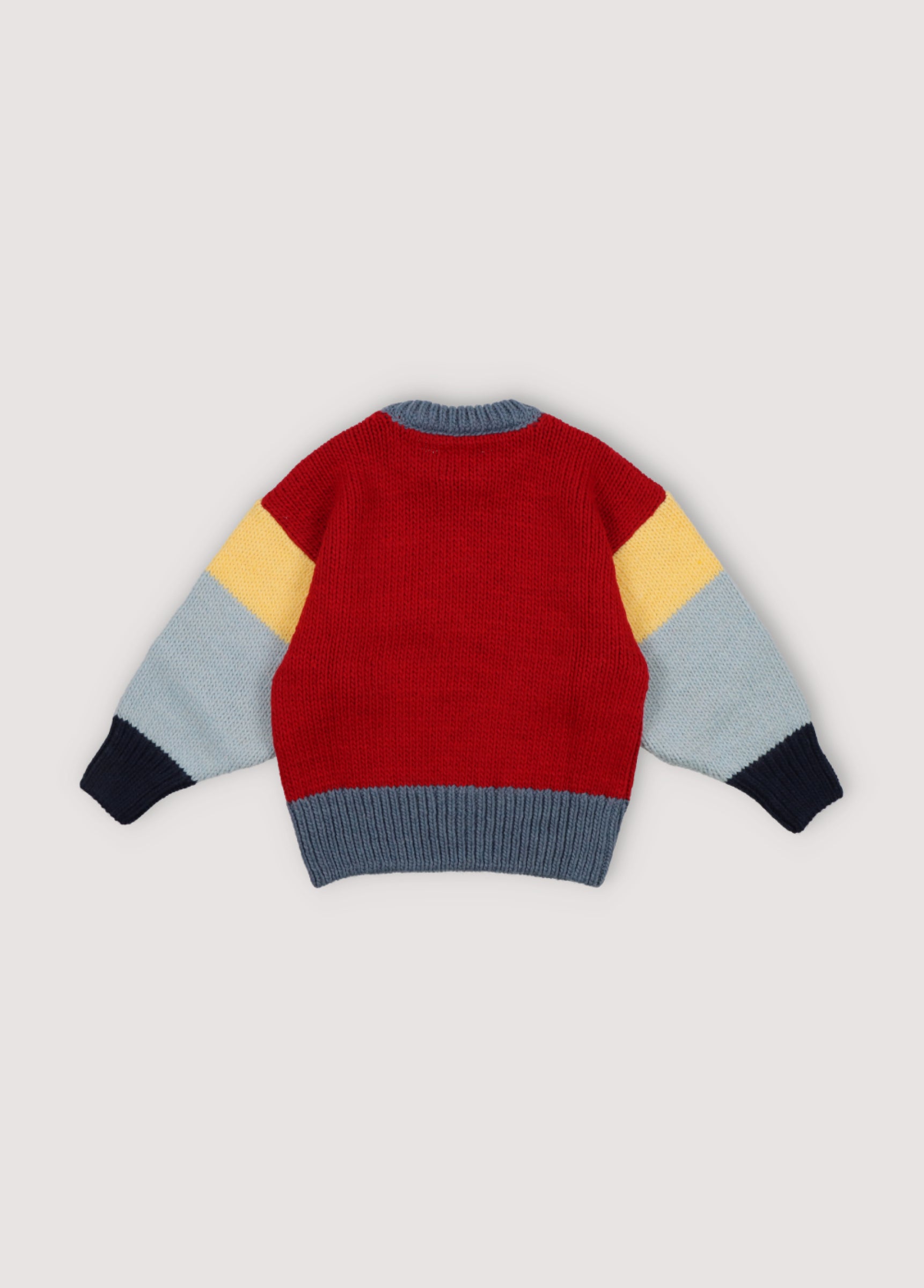 Boys Red Knit Sweater