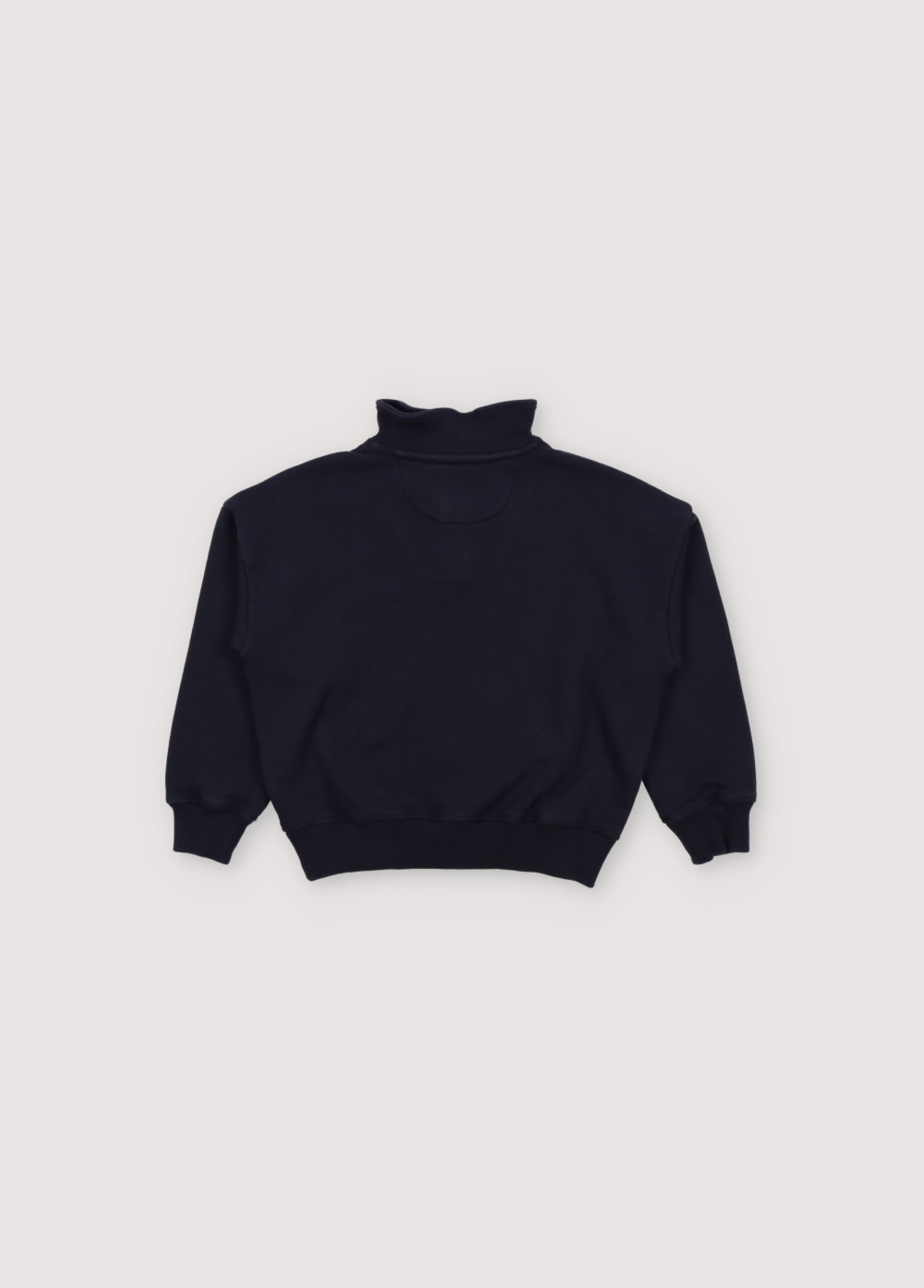 Boys Dark Blue Cotton Sweatshirt