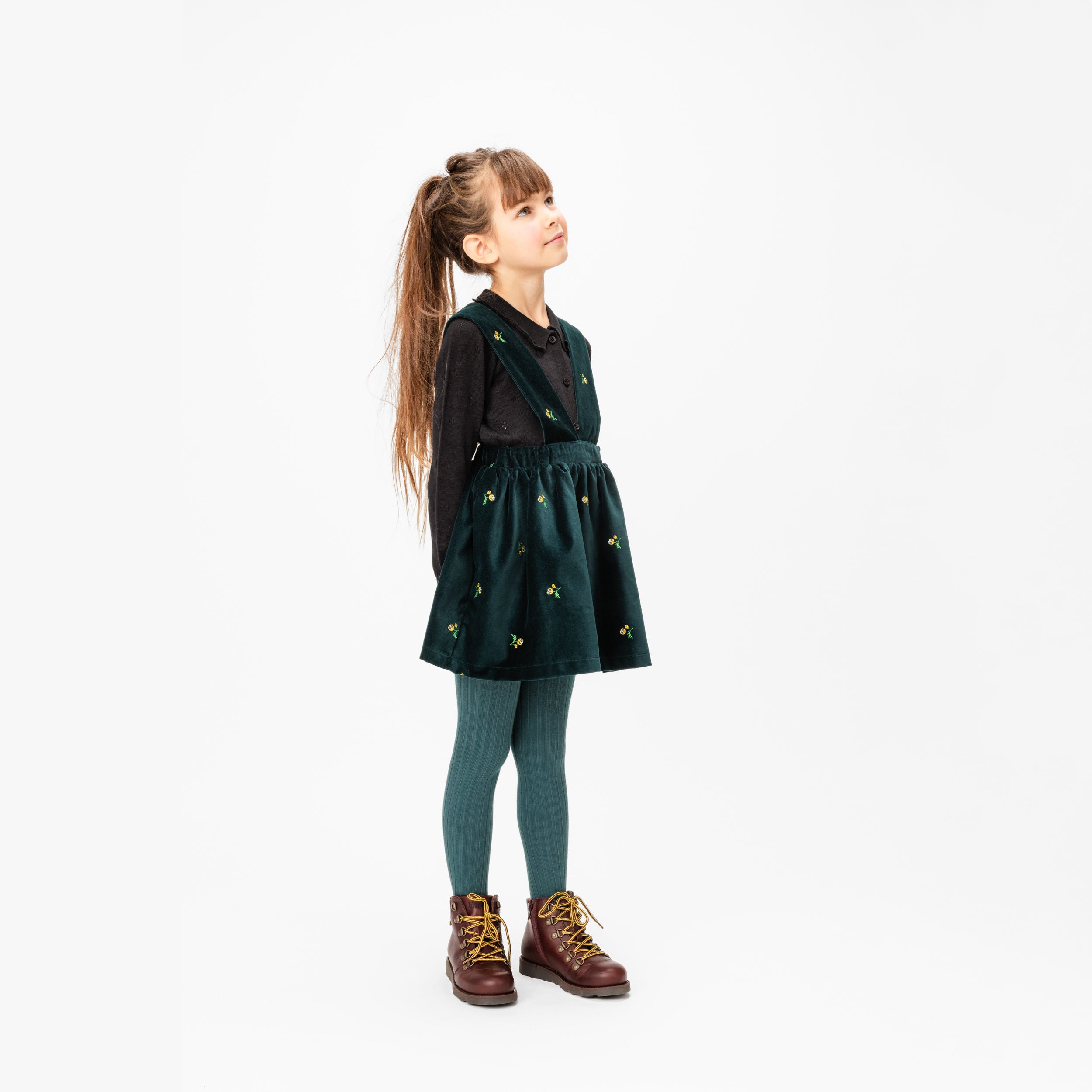 Boys & Girls Black Cotton Cardigan