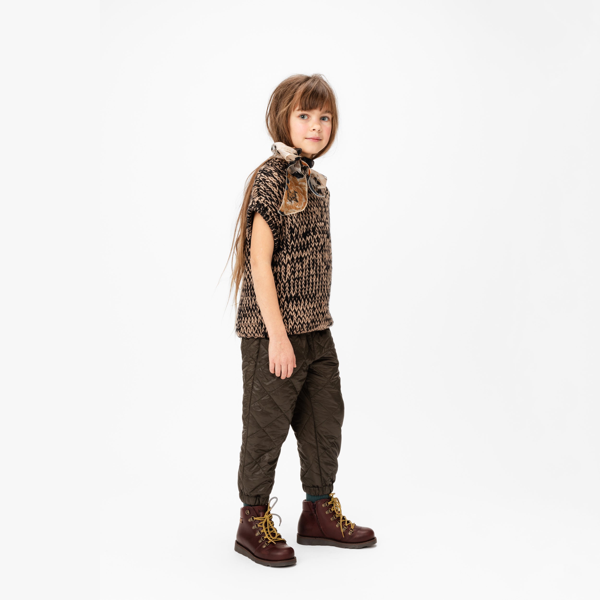 Boys & Girls Black Wool Vest