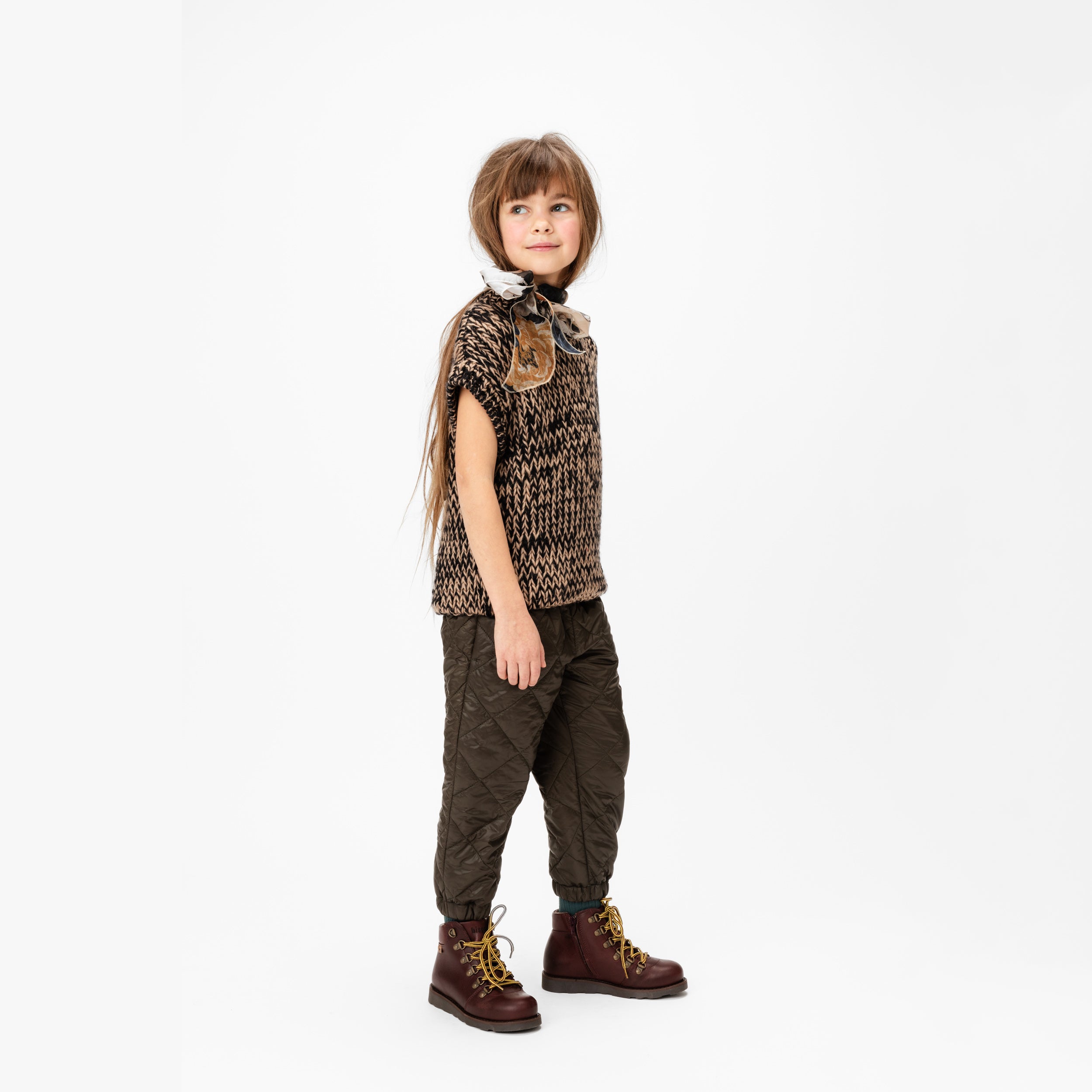 Boys & Girls Black Wool Vest
