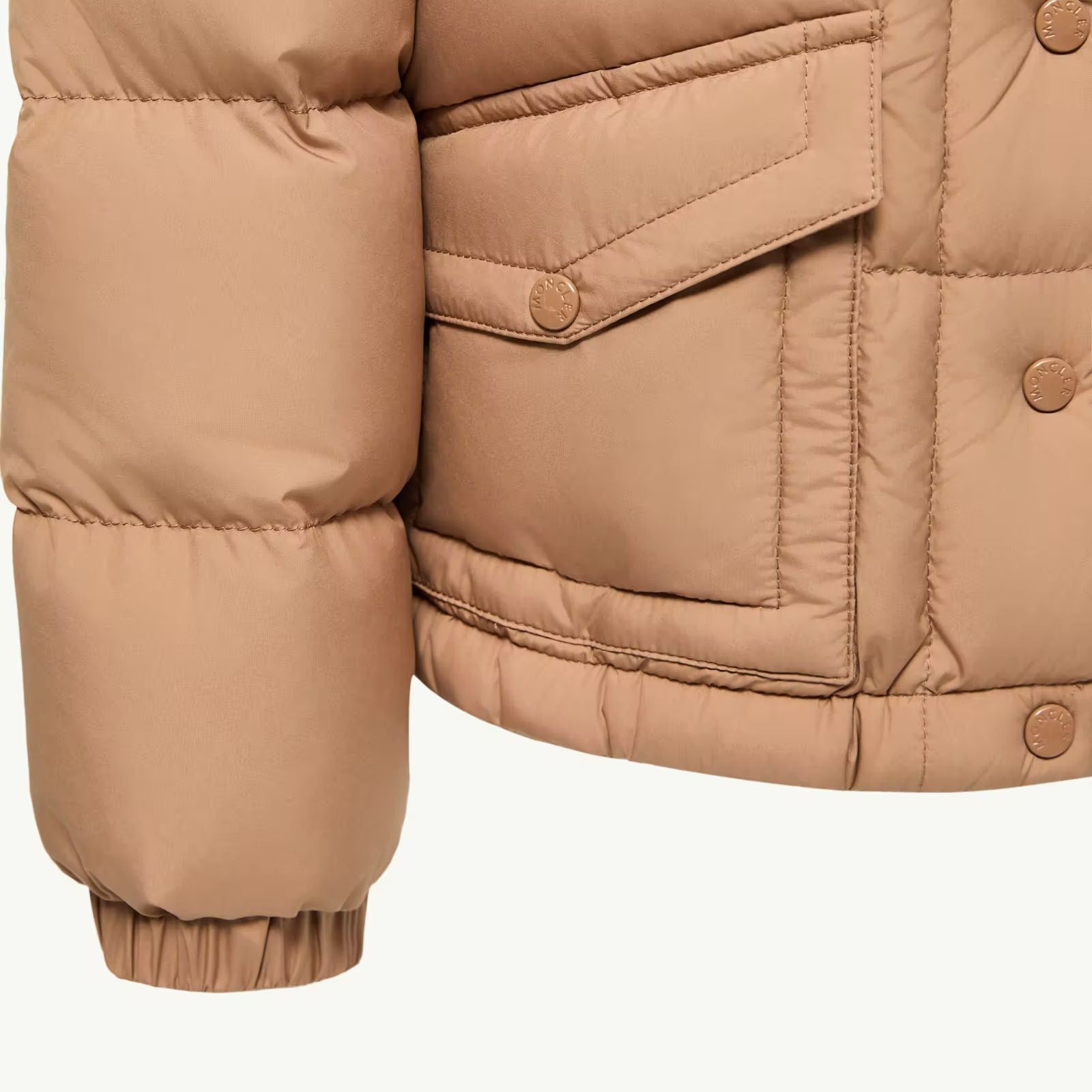 Girls Light Brown "PHELANTA" Padded Down Jacket