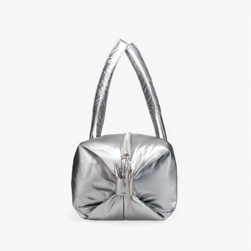 Girls Silver Ballet Bag(M:H18xW35xD22cm)