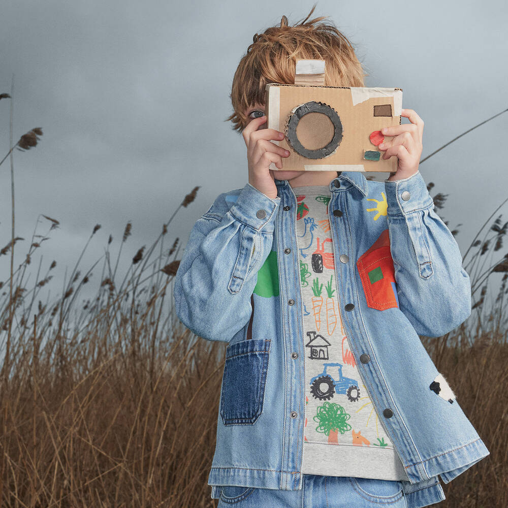 Boys Light Blue Denim Shirt