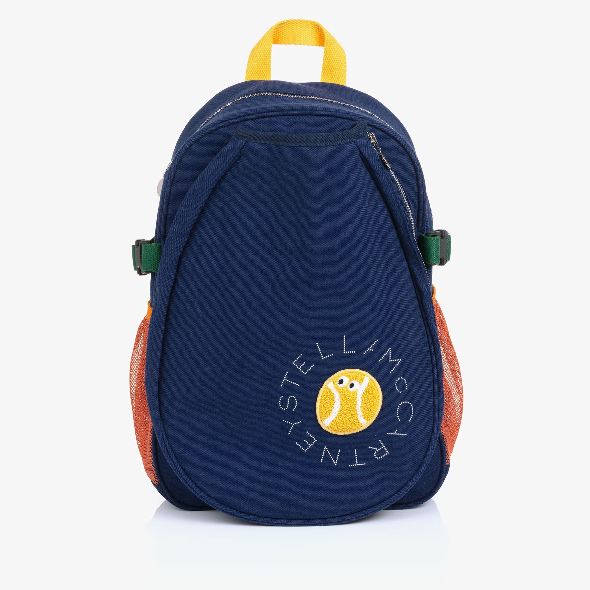 Boys & Girls Blue Tennis Ball Motif Backpack(H41 x W27 x D11 cm)