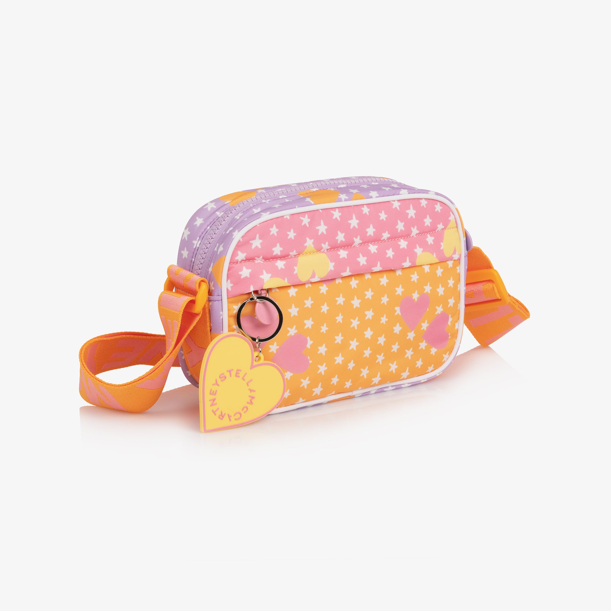 Girls Multicolor Stars Crossbody Bag (19cm)