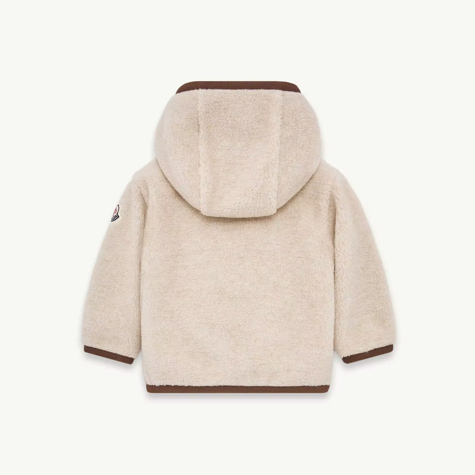 Baby Boys Light Beige Fleece Jacket