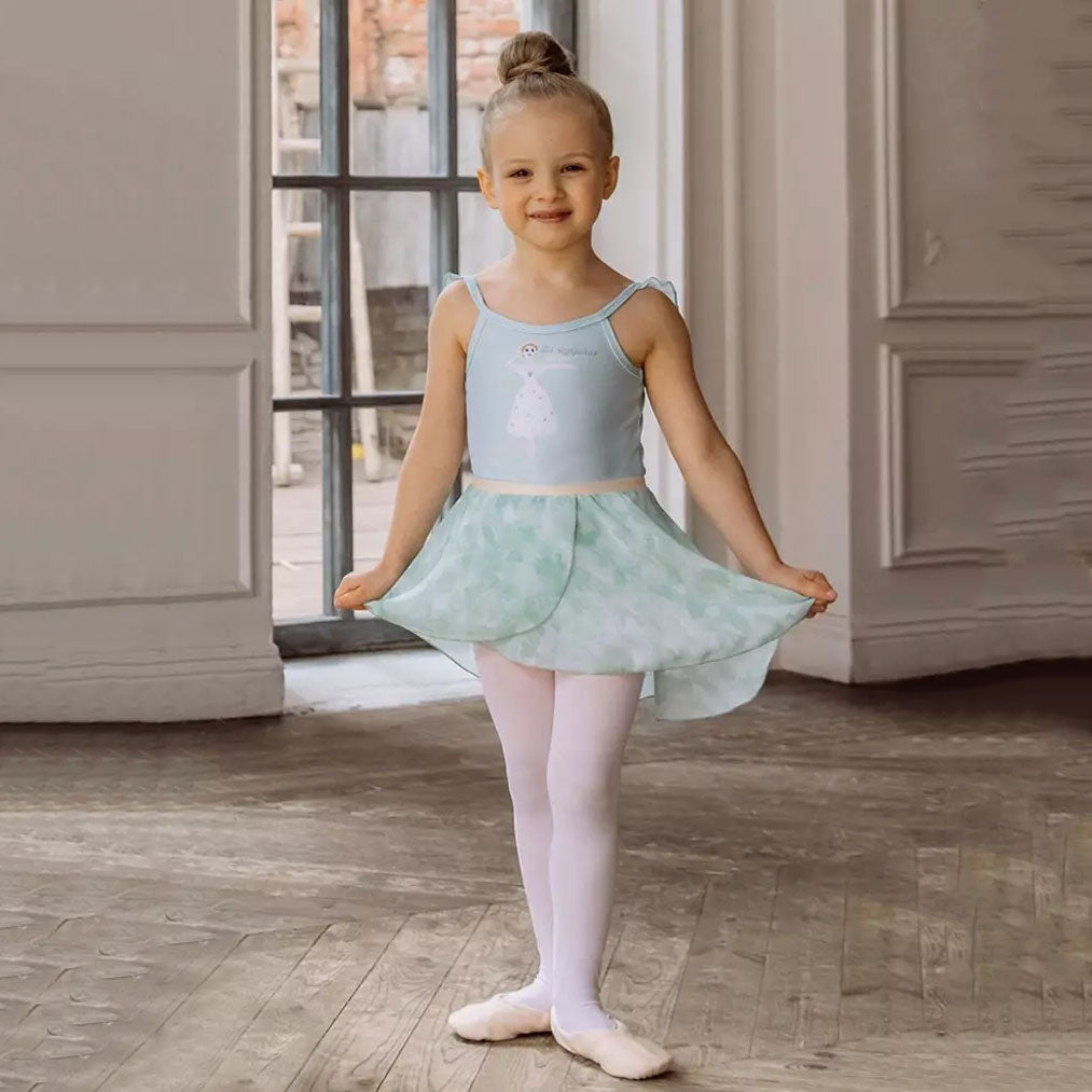 Girls Light Green Ballet Skirt