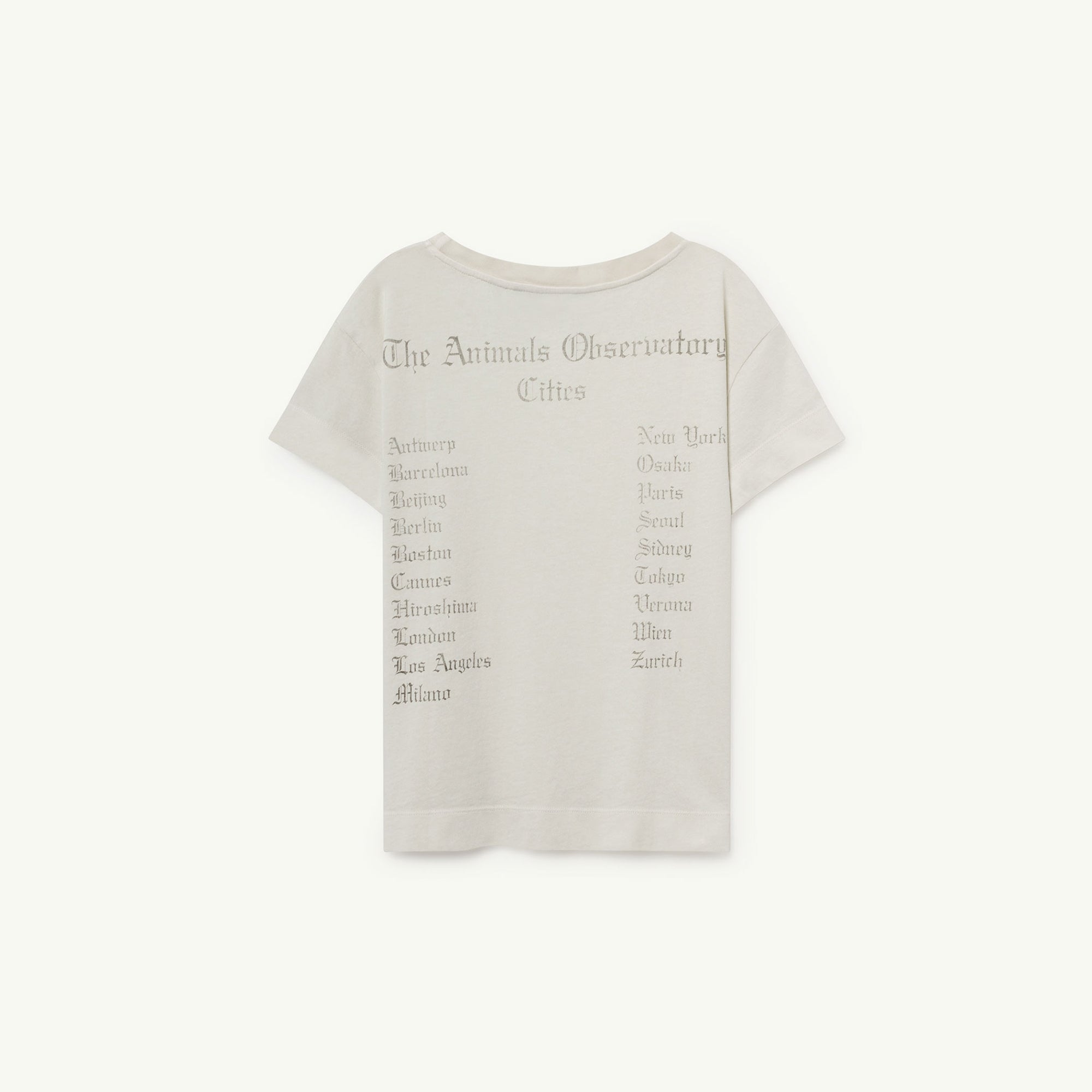 Boys & Girls White Logo Cotton T-shirt