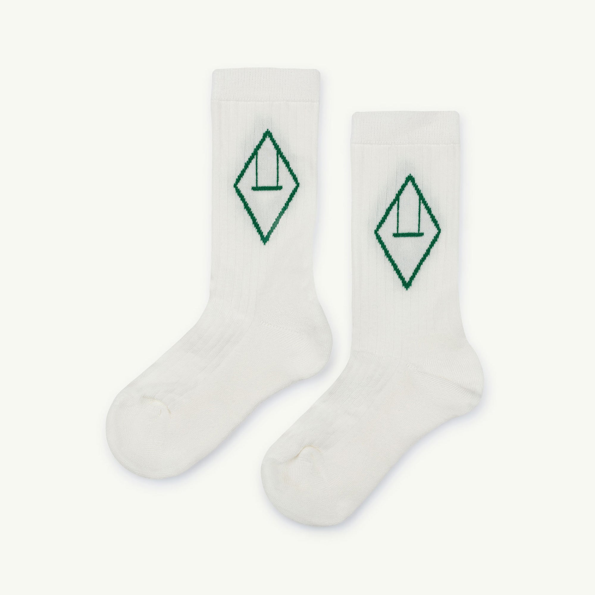 Boys & Girls White Cotton Socks